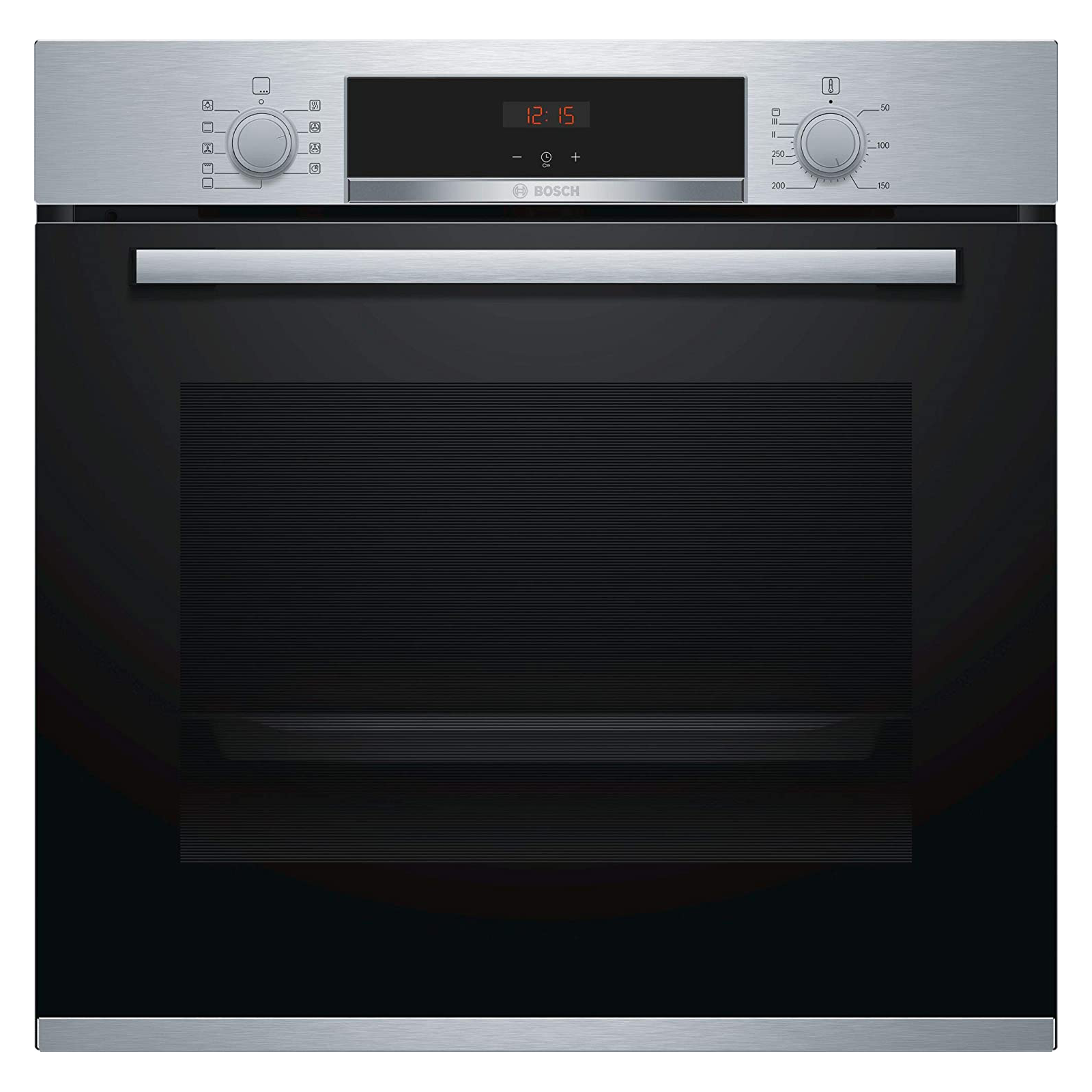 Bosch Serie 4 71 Litres Convection Built-in Oven (Pre-Heating Function, HBA534BS0Z, Black/Stainless Steel)_1