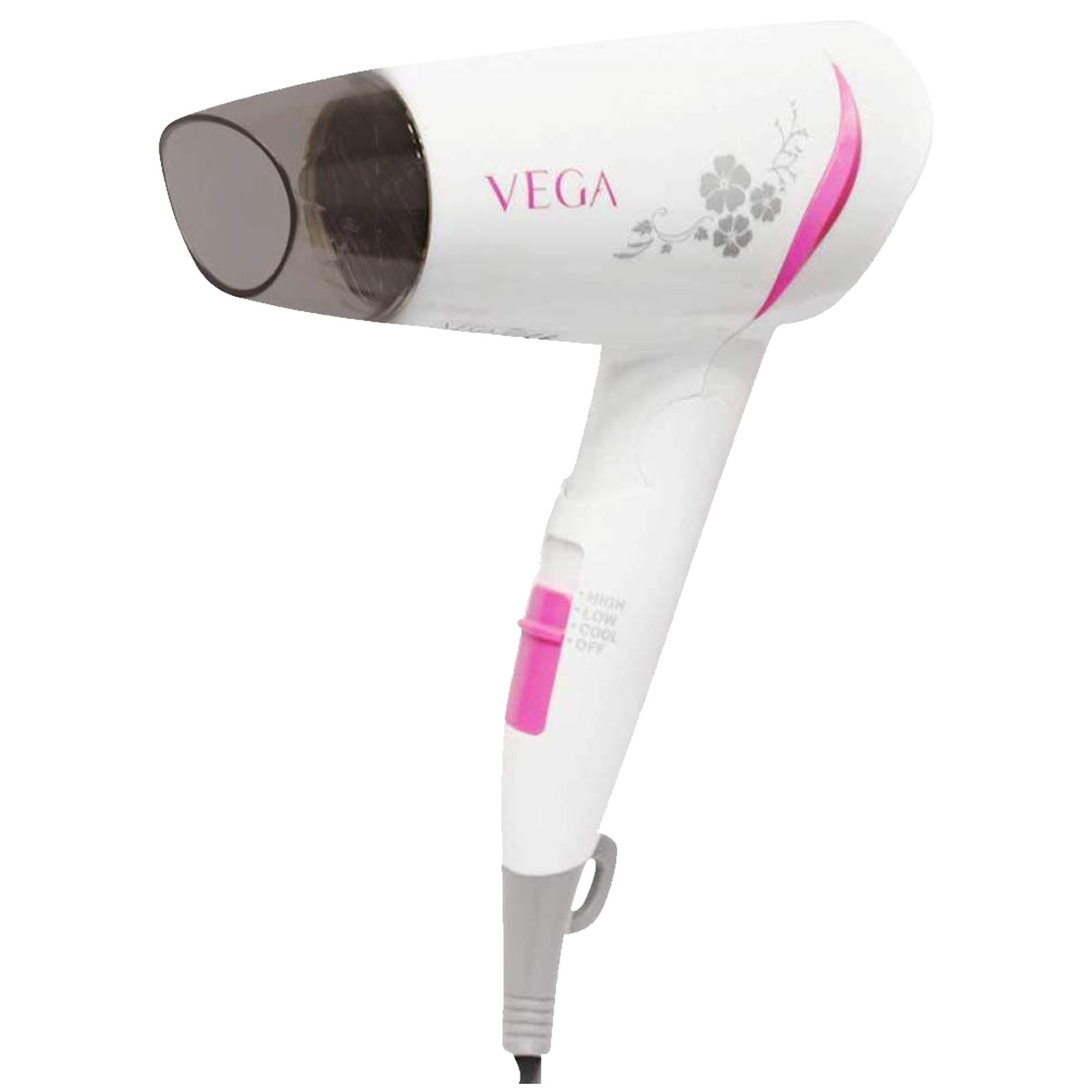 Vega Go-Style 2 Setting Hair Dryer (Safety Automatic Overheat Cut Out, VHDH-18, Pink)