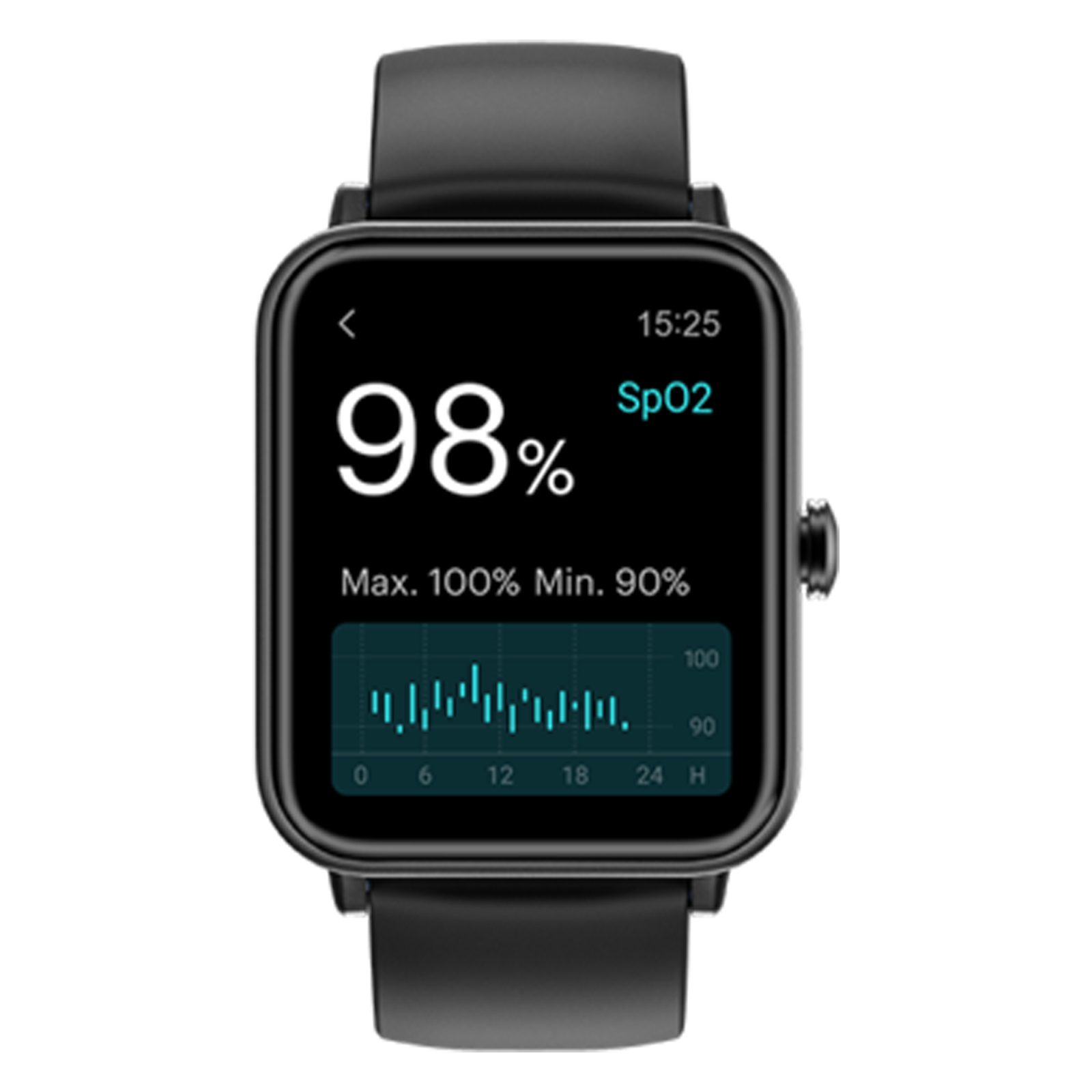 Noise ColorFit Pro 3 Smart Watch (39.37mm) (Customizable and Cloud-Based Watch Face, wrb-sw-colorfitpro3-std-blk_blk, Jet Black, Silicone)_1
