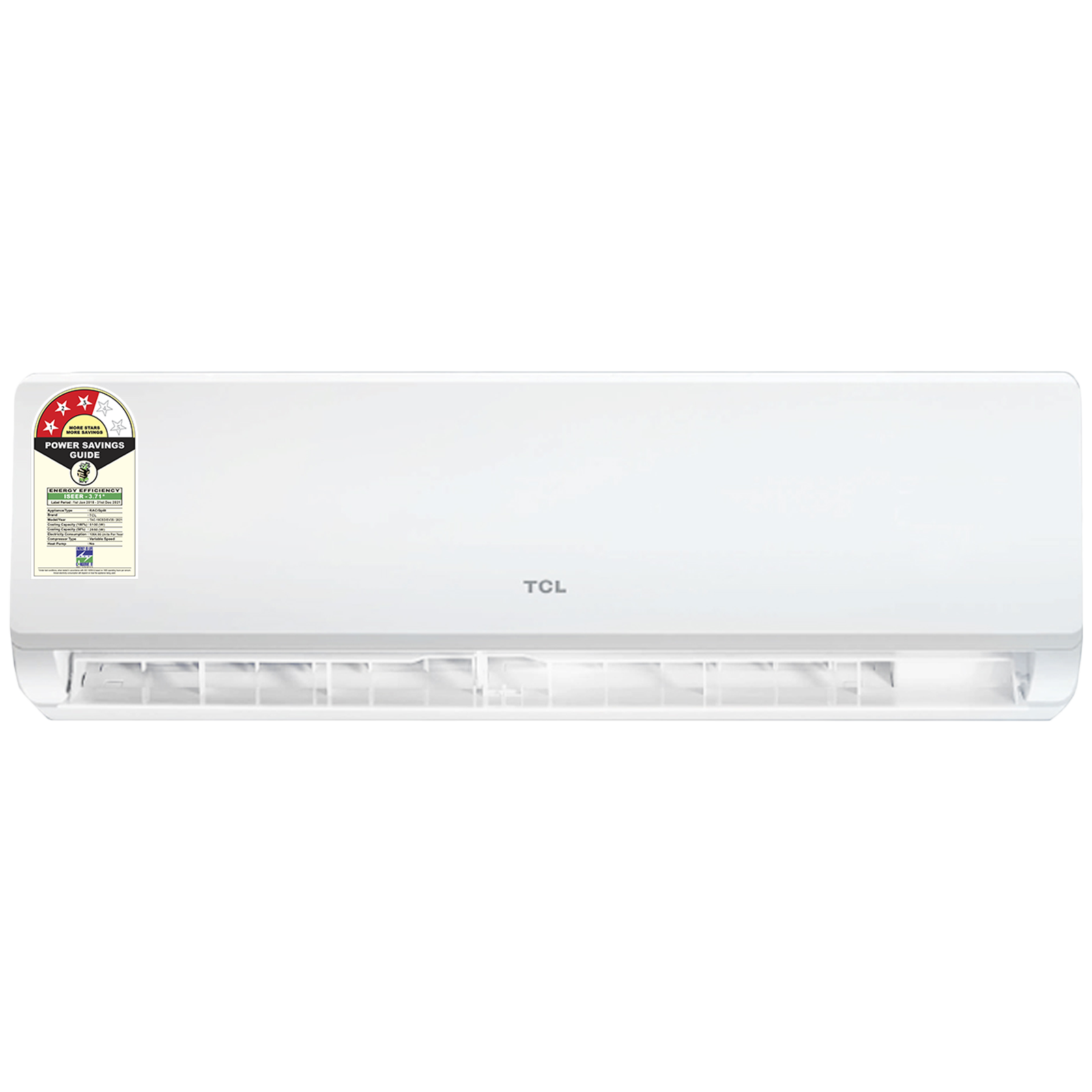 

TCL TAC 1.5 Ton 3 Star Inverter Split AC (Wi-Fi AC, Copper Condenser, 18CSD/EV3S, White), No color