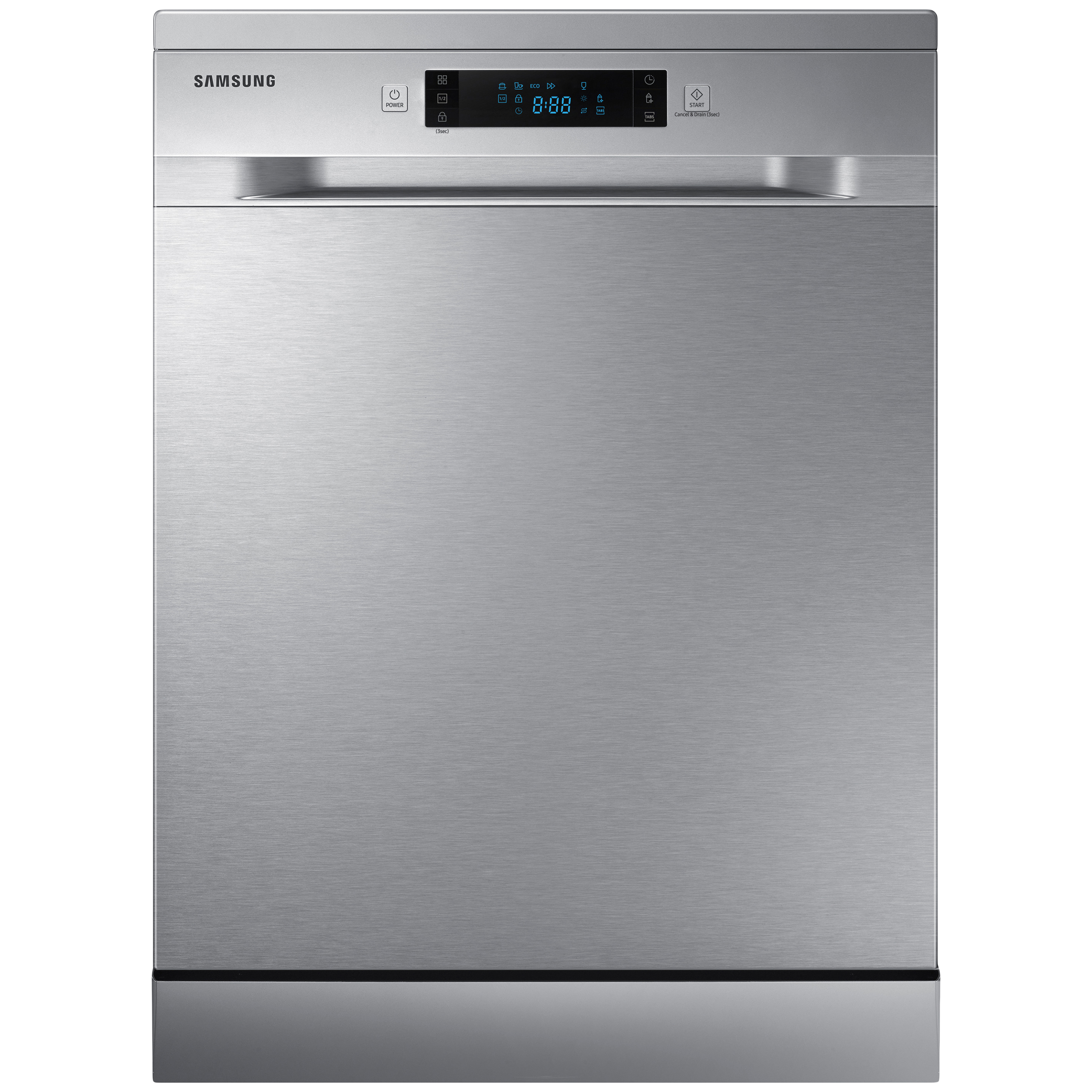

Samsung 13 Place Setting Freestanding Dishwasher (Auto Release, DW60M5043FS/TL, Silver), No color
