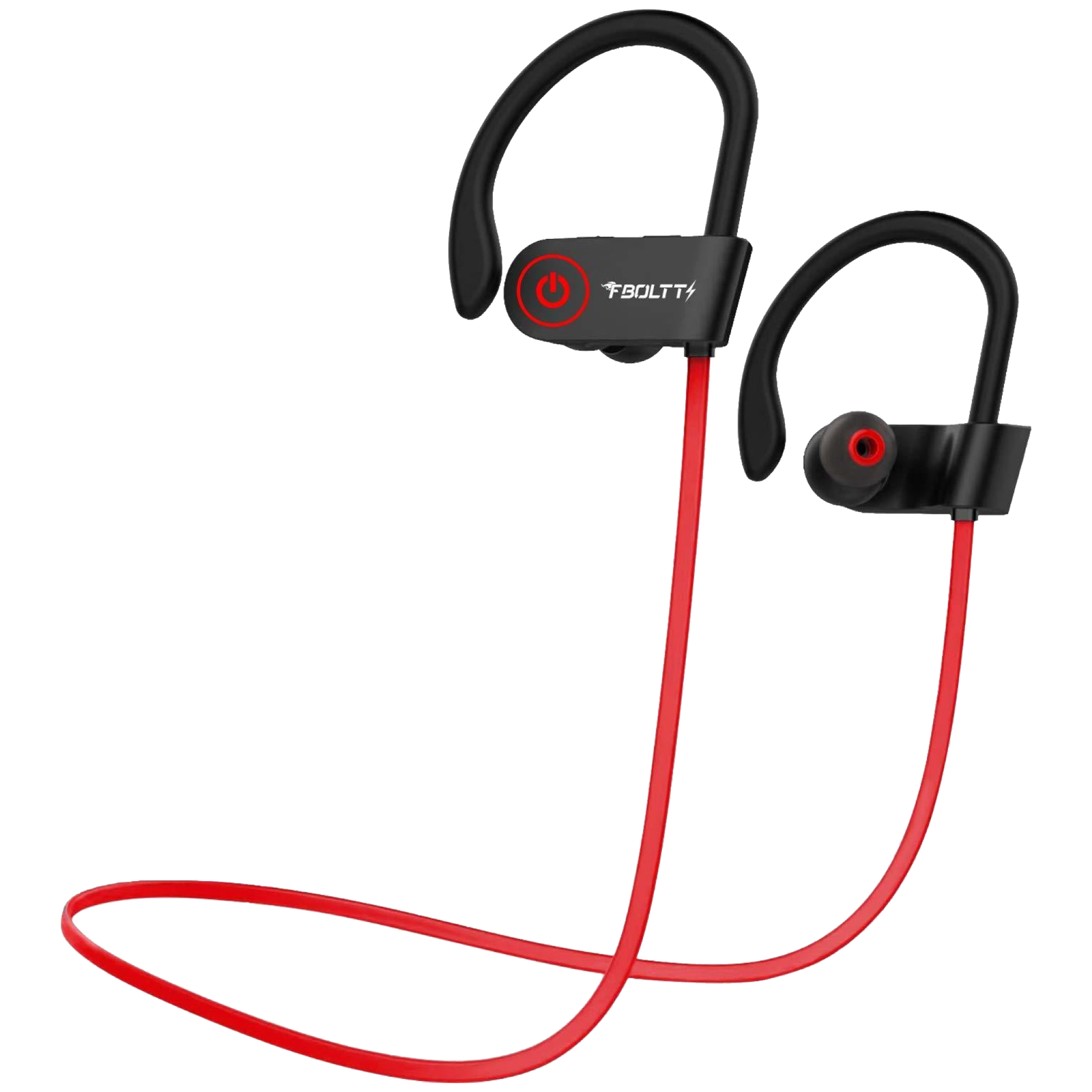 Fire-Boltt BN1301 BN1300 In-Ear Noise Isolation Wireless Earphone with Mic (Bluetooth 5.0, Hands-Free Calling Support, Red)_1