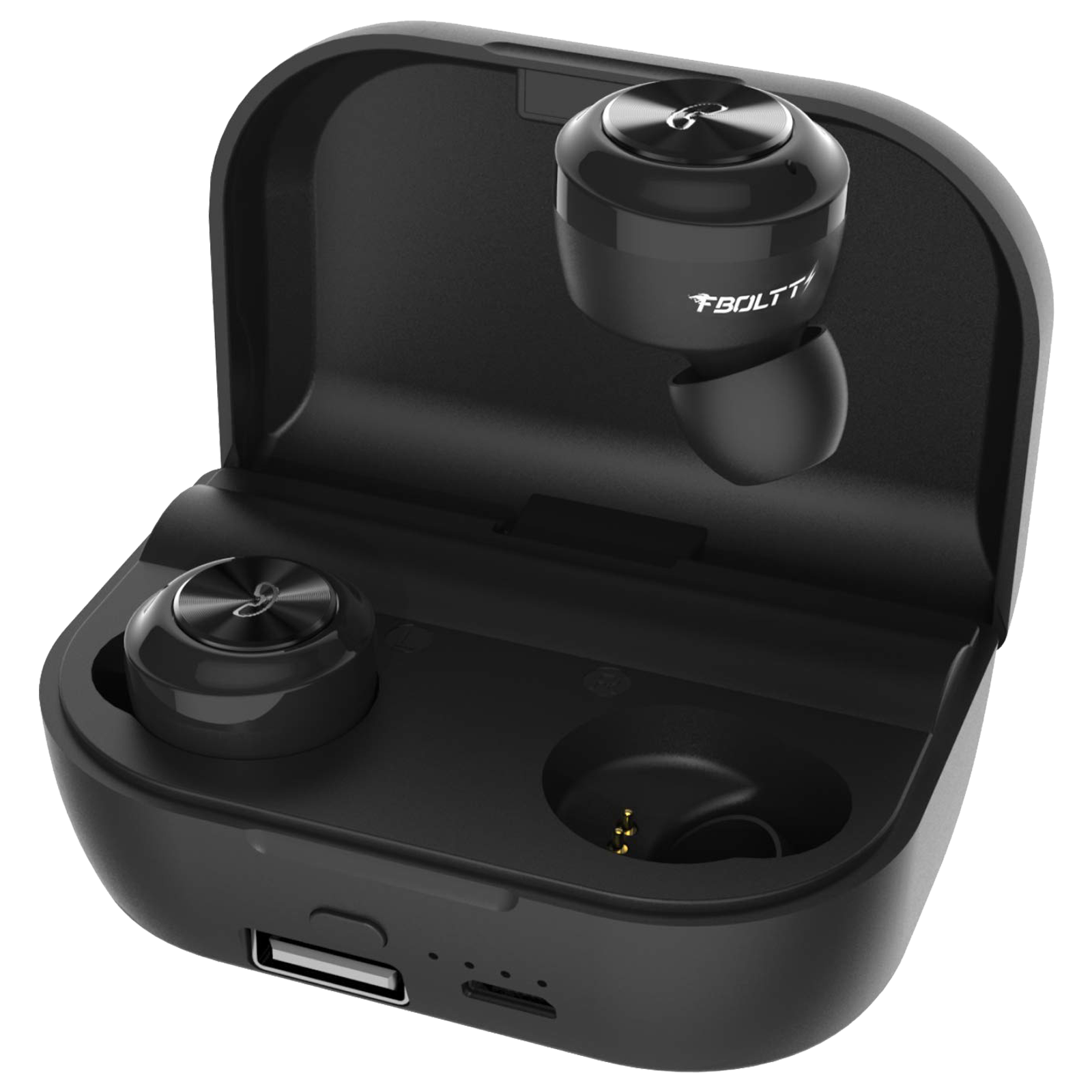 Fire-Boltt BE1001 BE1000 In-Ear Noise Isolation Truly Wireless Earbuds with Mic (Bluetooth 5.0, Voice Assistant Supported, Black)_1