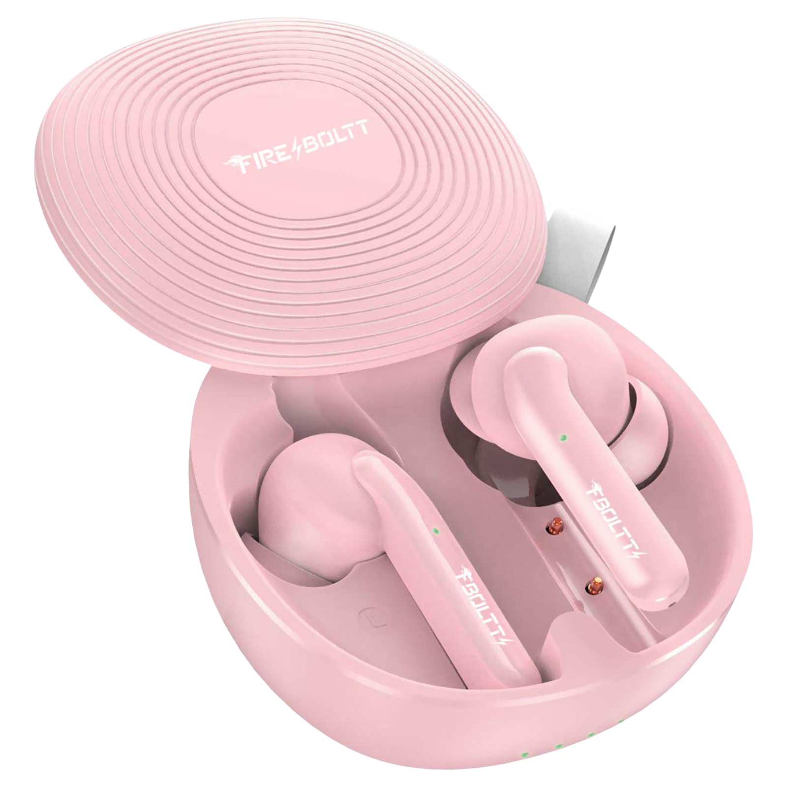 Fire-Boltt BE1101 BE1100 In-Ear Noise Isolation Truly Wireless Earbuds with Mic (Bluetooth 5.0, 6D Stereo Sound, Pink)_1