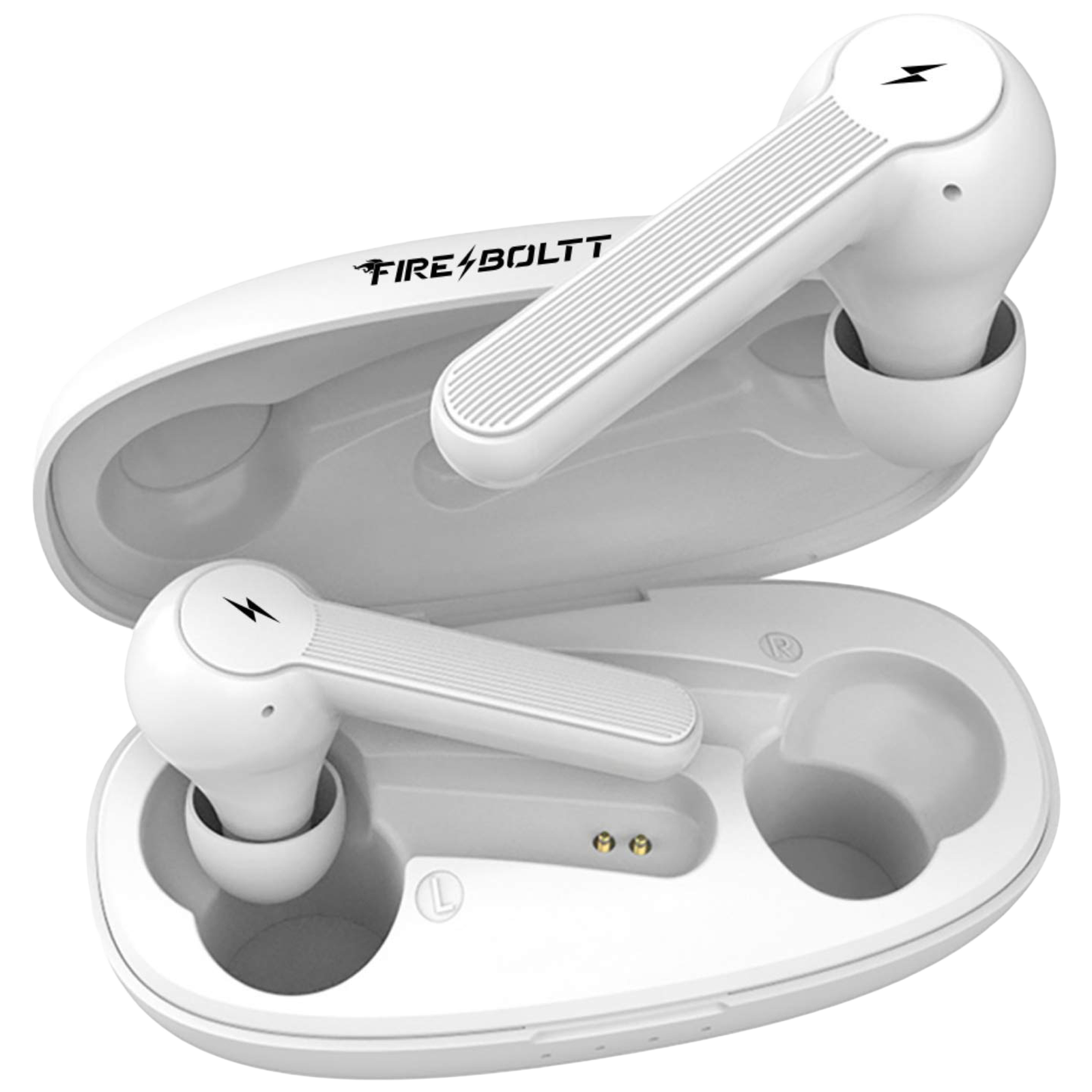 Fire-Boltt BE1201 BE1200 In-Ear Noise Isolation Truly Wireless Earbuds with Mic (Bluetooth 5.0, Voice Assistant Supported, White)_1