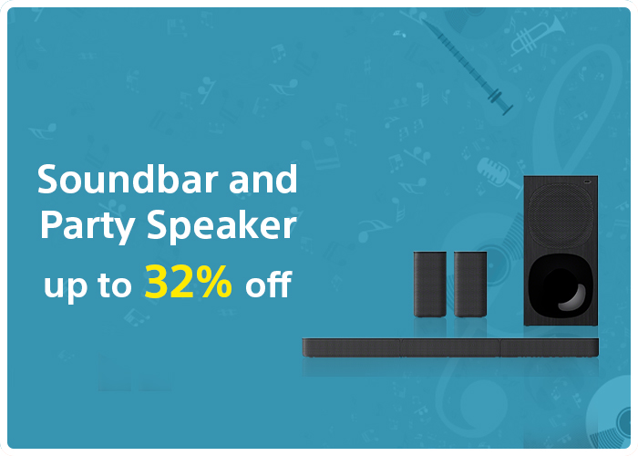 Soundbar and Party Speaker