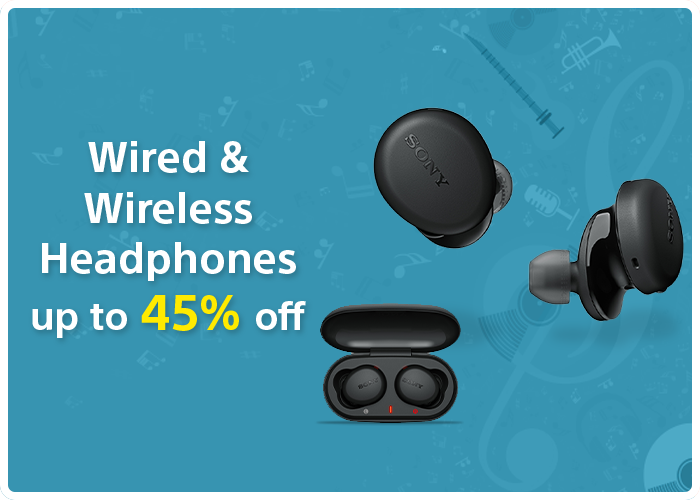 Wired and Wireless Headphones