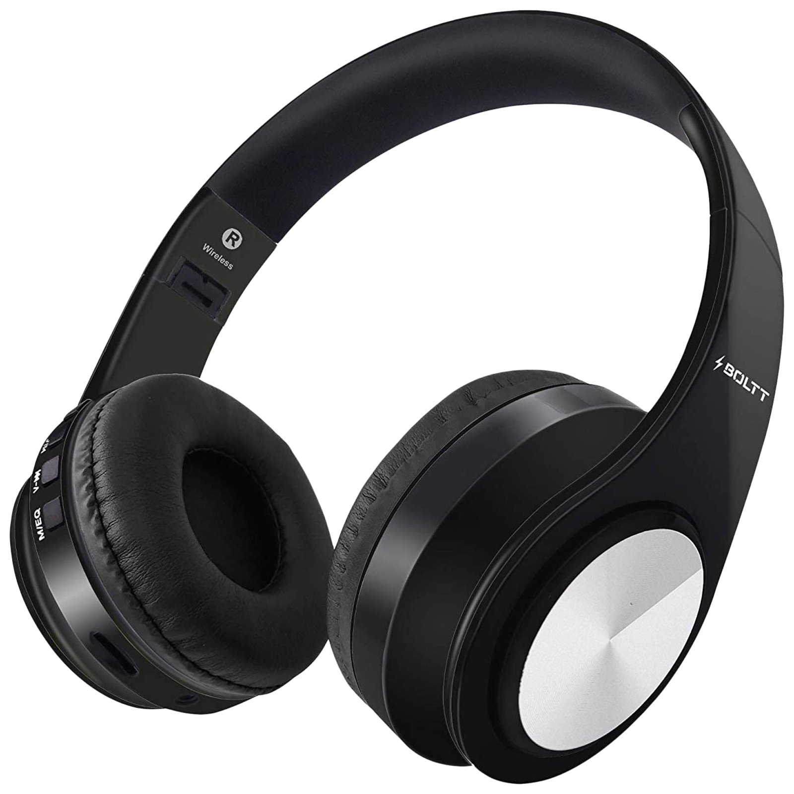 Fire-Boltt BH1001 BH1000 On-Ear Noise Isolation Wireless Headphone with Mic (Bluetooth 5.0, Exceptional Sound with Great Bass, Black)_1