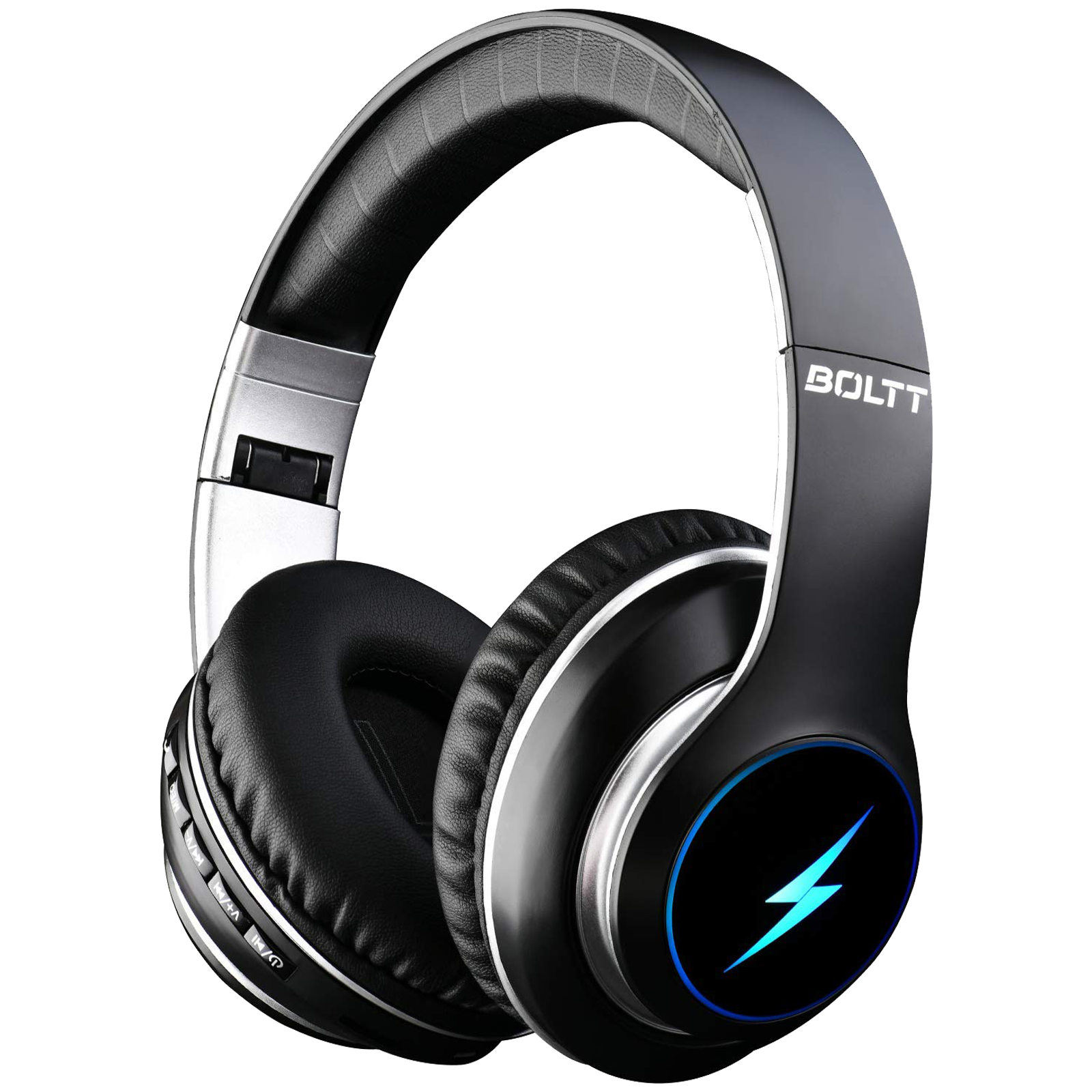 Fire-Boltt BH1201 BH1200 Over-Ear Noise Isolation Wireless Headphone with Mic (Bluetooth 5.0, Adjustable Headband, Black)_1