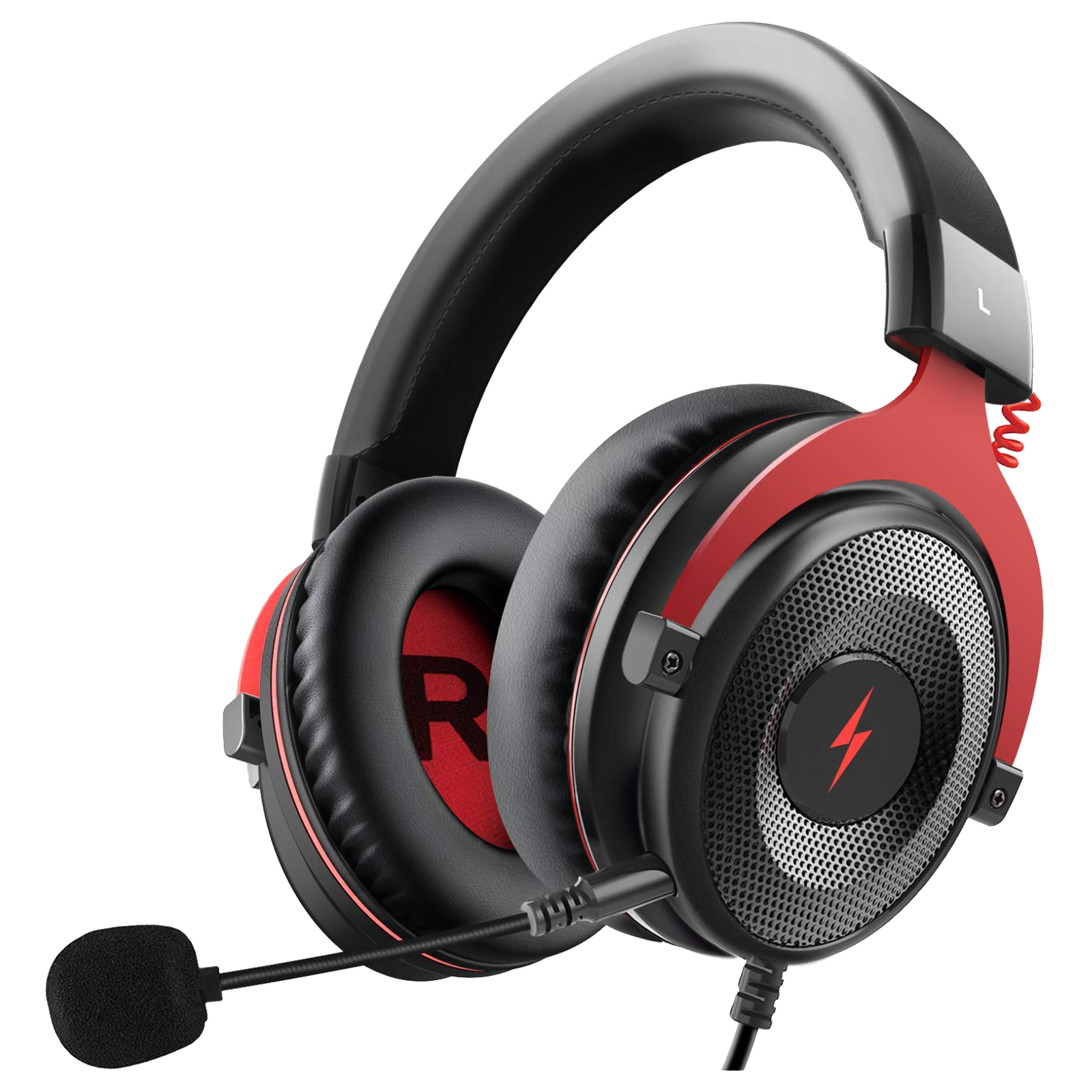 

Fire-Boltt 11BGHAAY#1 BGH1100 Over-Ear Wired Gaming Headphone with Mic (Magnetic Neodymium Driver, Red), No color