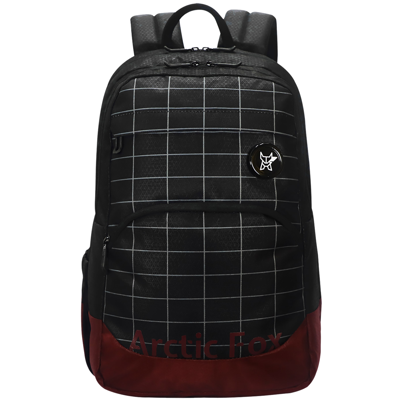 

Arctic Fox Grid 33 Litres Polyester Backpack for 15 Inch Laptop (Spacious Padded Compartment, FUNBPKBLKWZ092033, Black), No color
