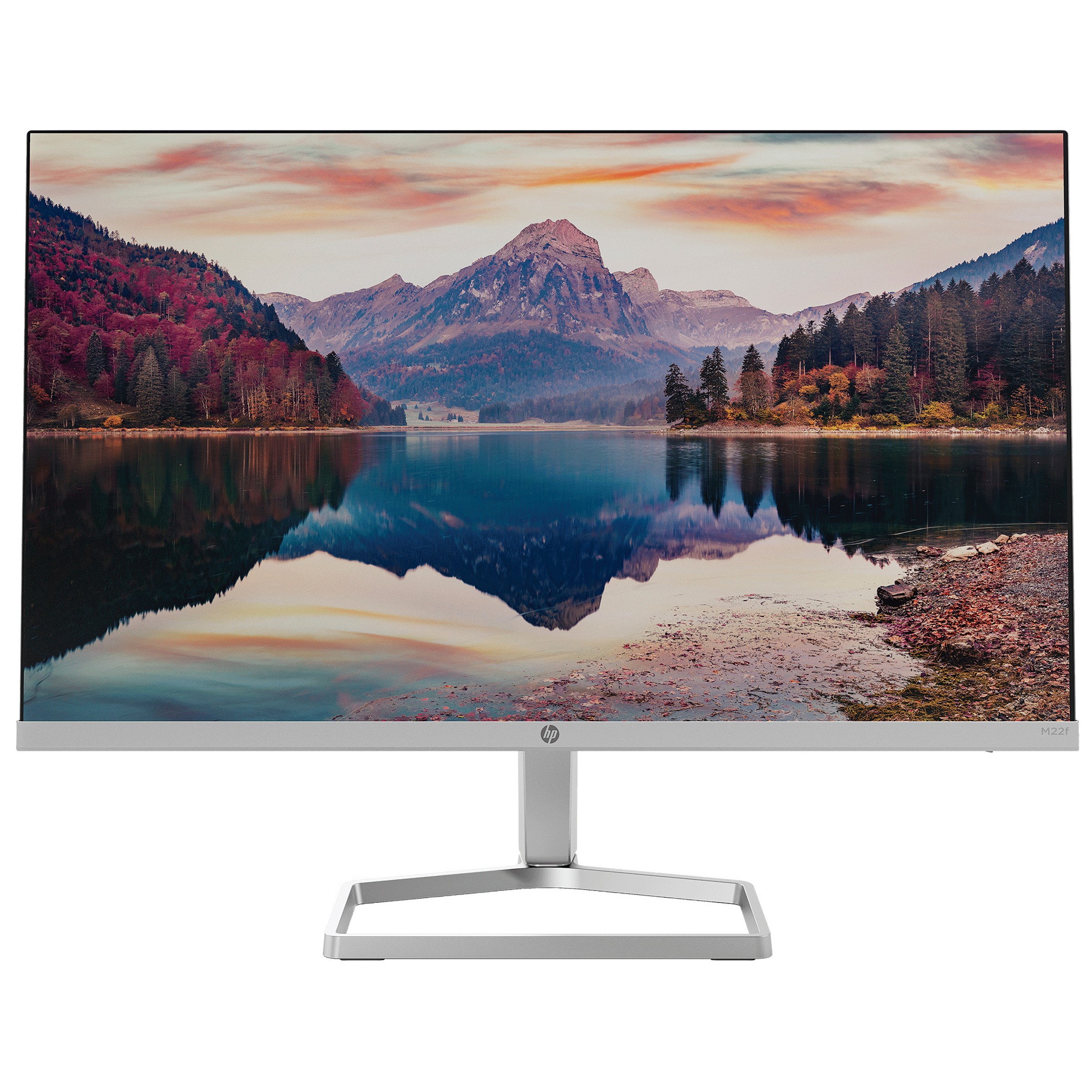 

HP M22f 54.61cm (21.5 Inches) Full HD IPS Screen Monitor (AMD FreeSync Technology, HDMI + VGA, 75 Hz, 2E2Y3AA, Silver), No color