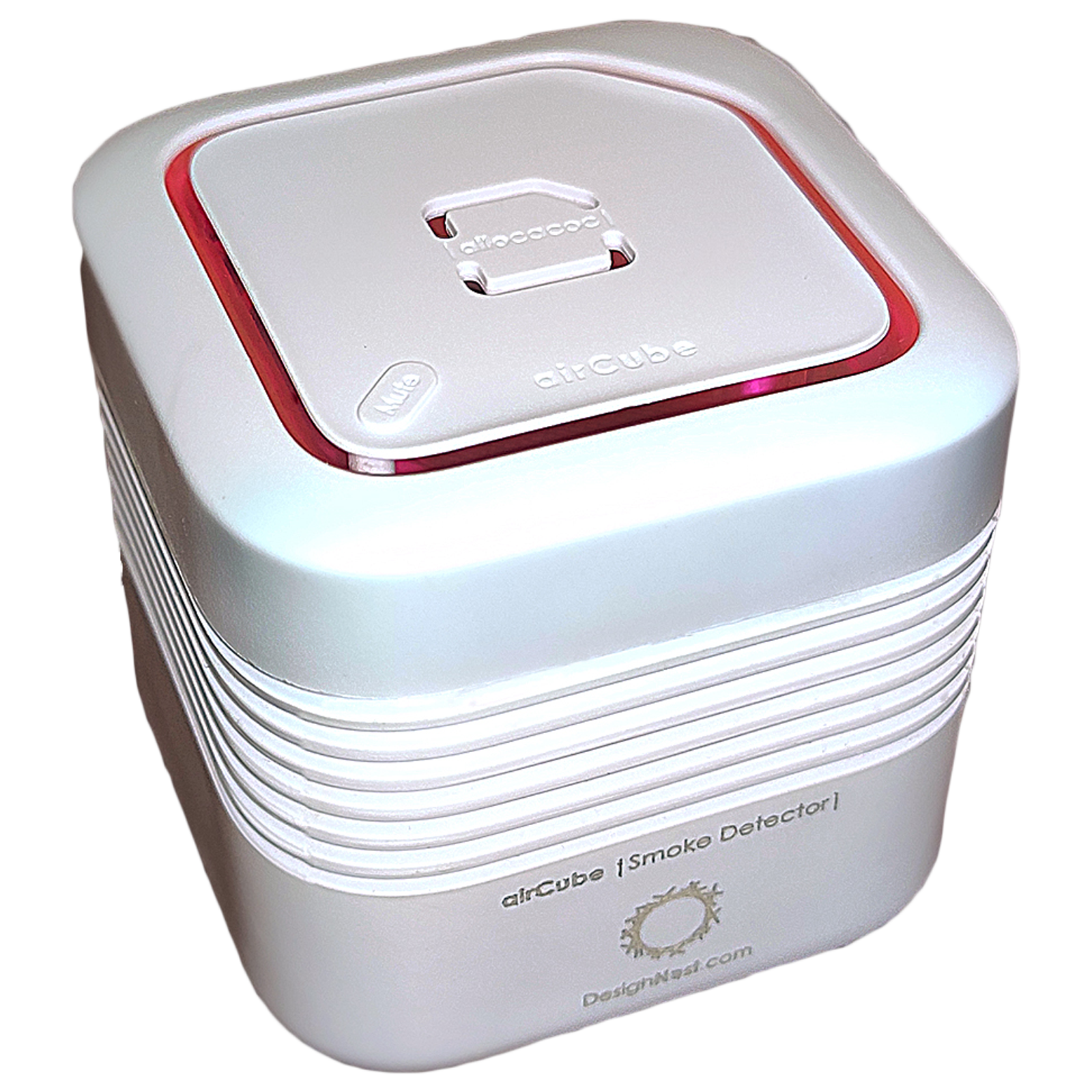 DesignNest AirCube Fire Alarm (85 dB, Low Battery Warning, 11150WT/ACSMDE, White)