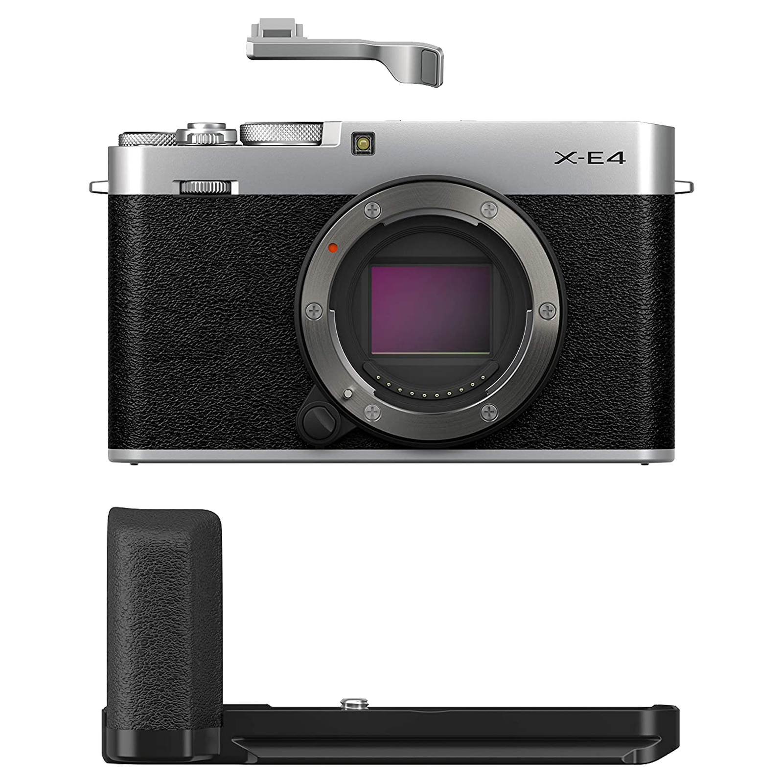

Fujifilm X-E4 26.1MP Mirrorless Camera (180 Degree Tilting LCD Screen, Silver), No color