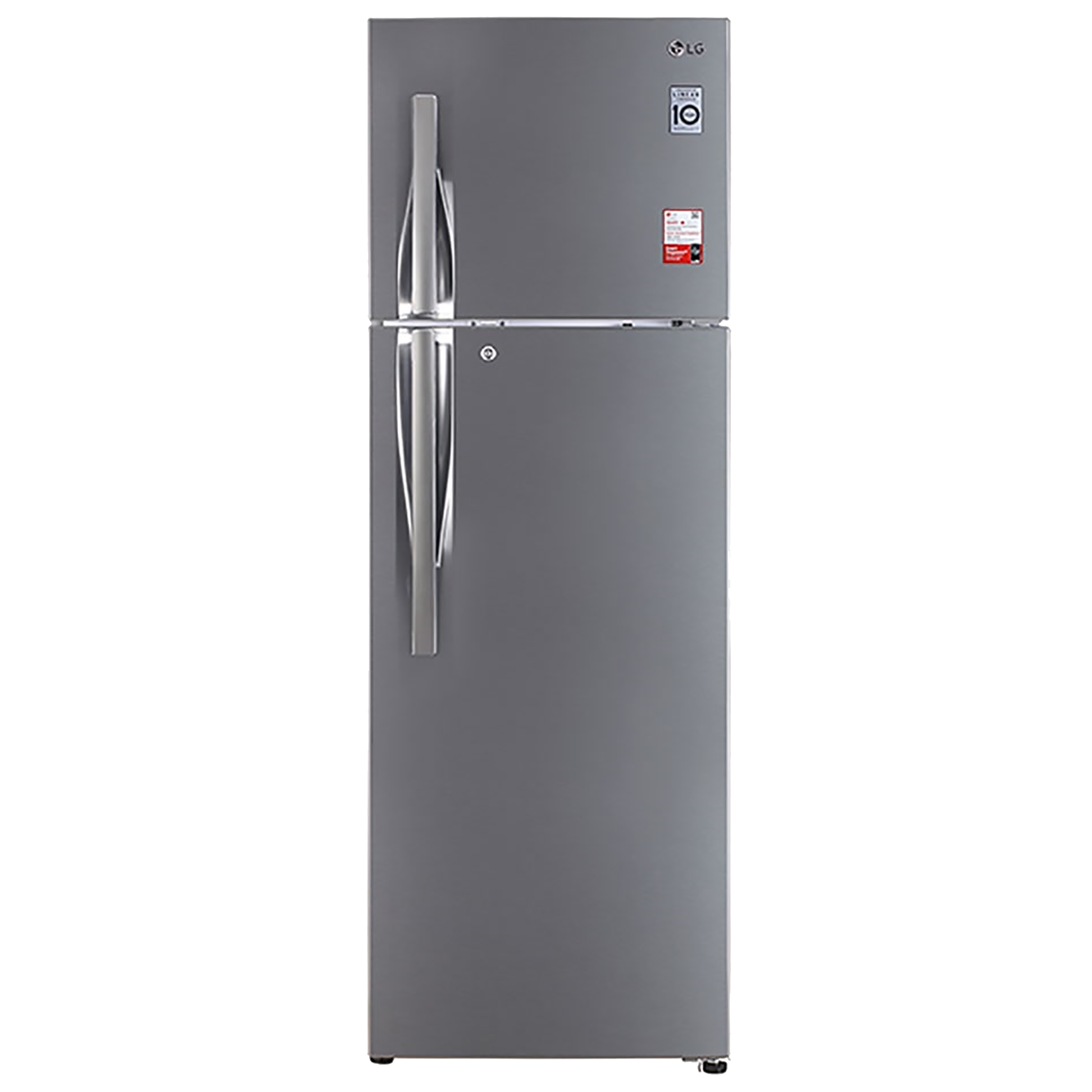 LG 360 Litres 2 Star Frost Free Inverter Double Door Refrigerator (Convertible Function, GL-S402RPZY.DPZZEB, Shiny Steel)_1