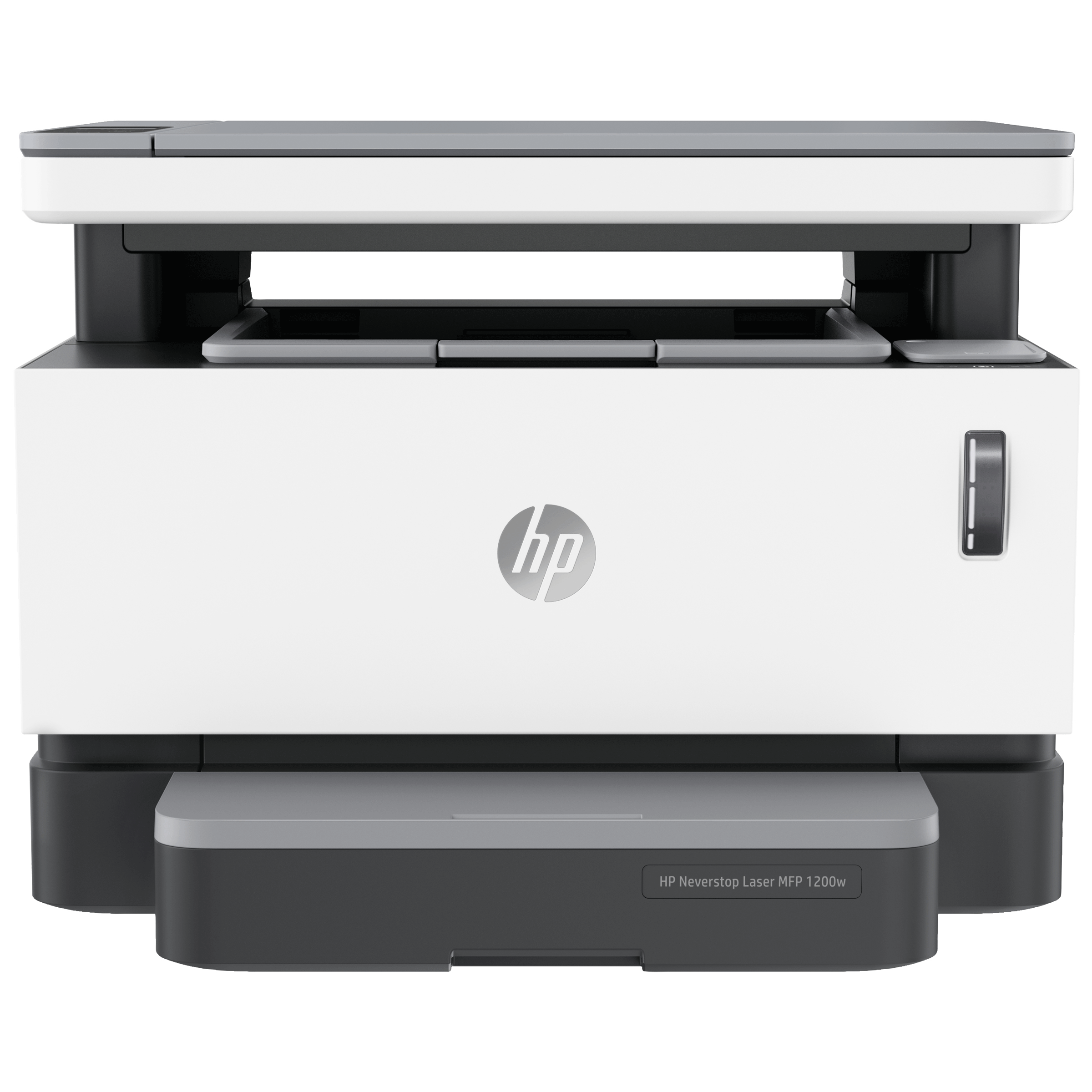 hp - hp Neverstop Laser 1200w Wireless Black & White Multi-Function Laserjet Printer (Mobile Printing Capability, 4RY26A, White)