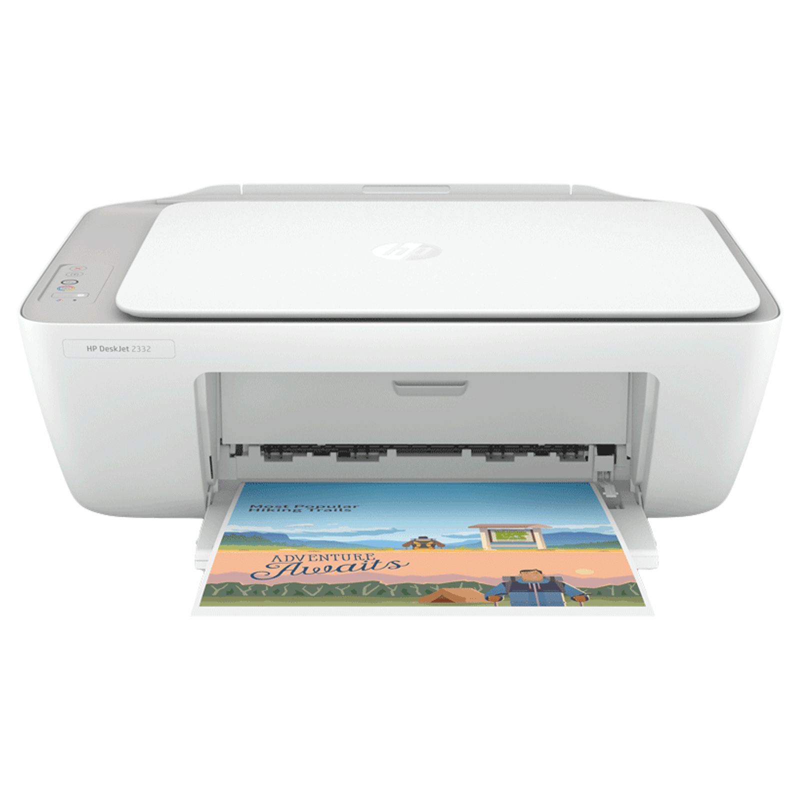 hp - hp DeskJet 2332 Color All-in-One Inkjet Printer (hp Auto-Off Technology, 7WN44D, White)