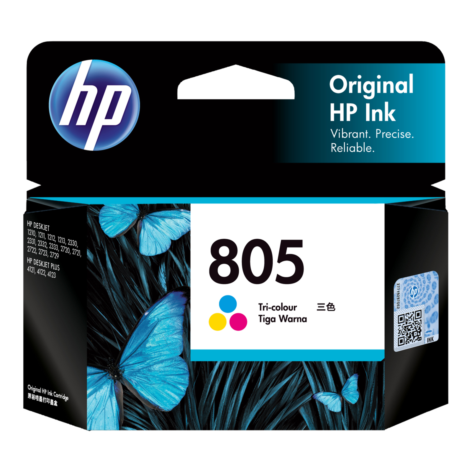 HP 805 Original Pack of 1 Ink Cartridge (3YM72AA, Tri-Colour)_1