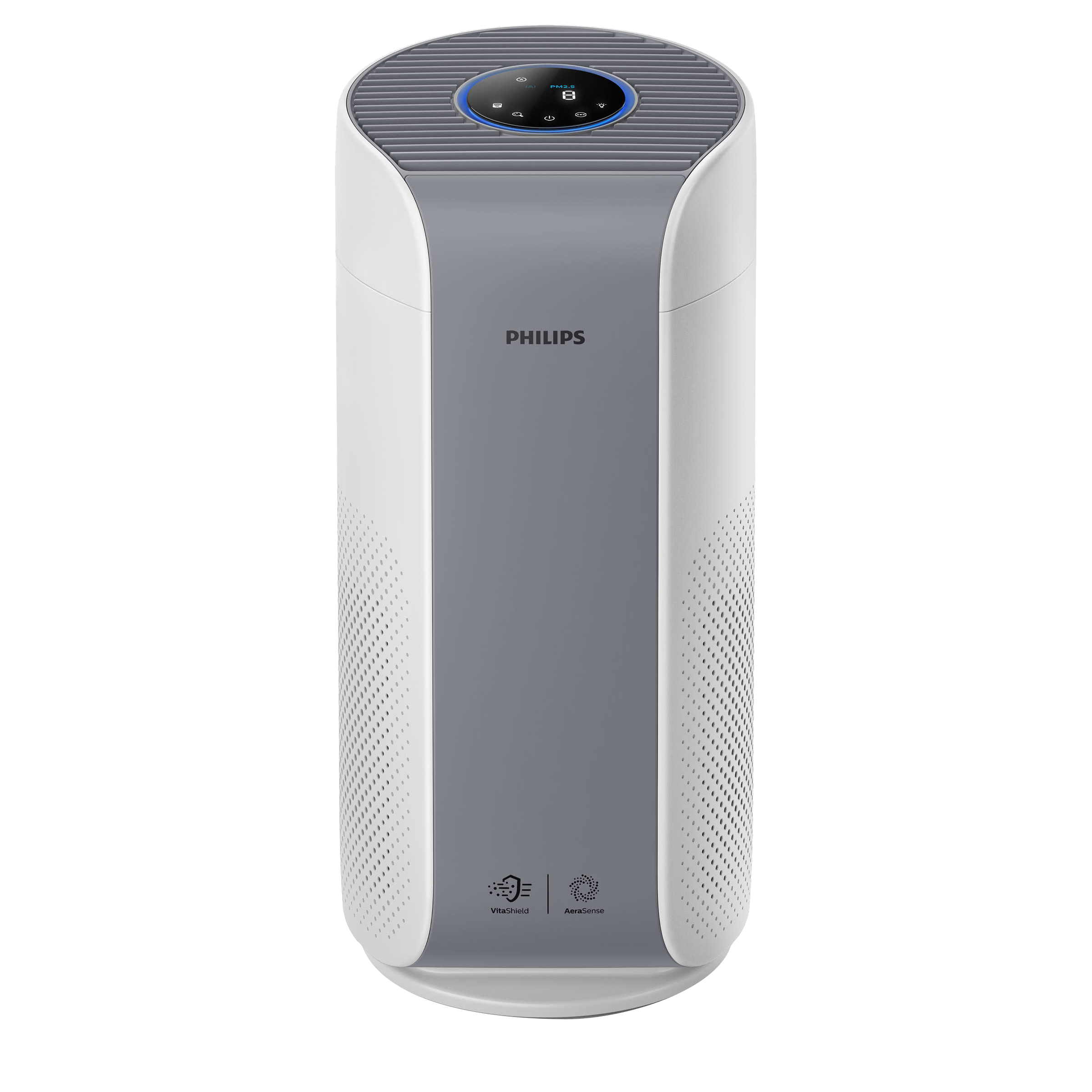 philips - philips Vitashield IPS and AeraSense Technology Air Purifier (Multi Touch, AC1758/63, Mid Grey and White)