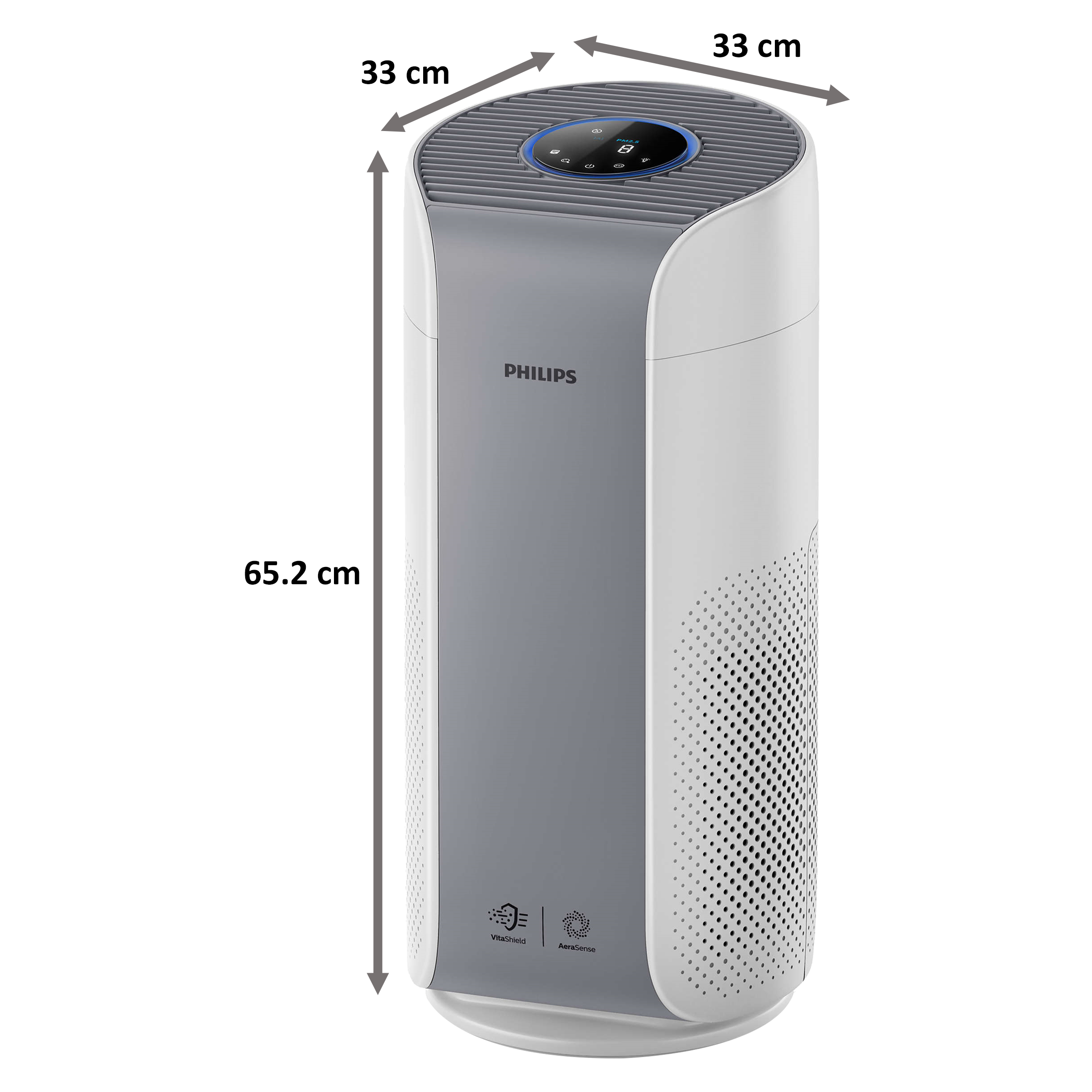 Philips Vitashield IPS and AeraSense Technology Air Purifier (Multi Touch, AC1758/63, Mid Grey and White)_2