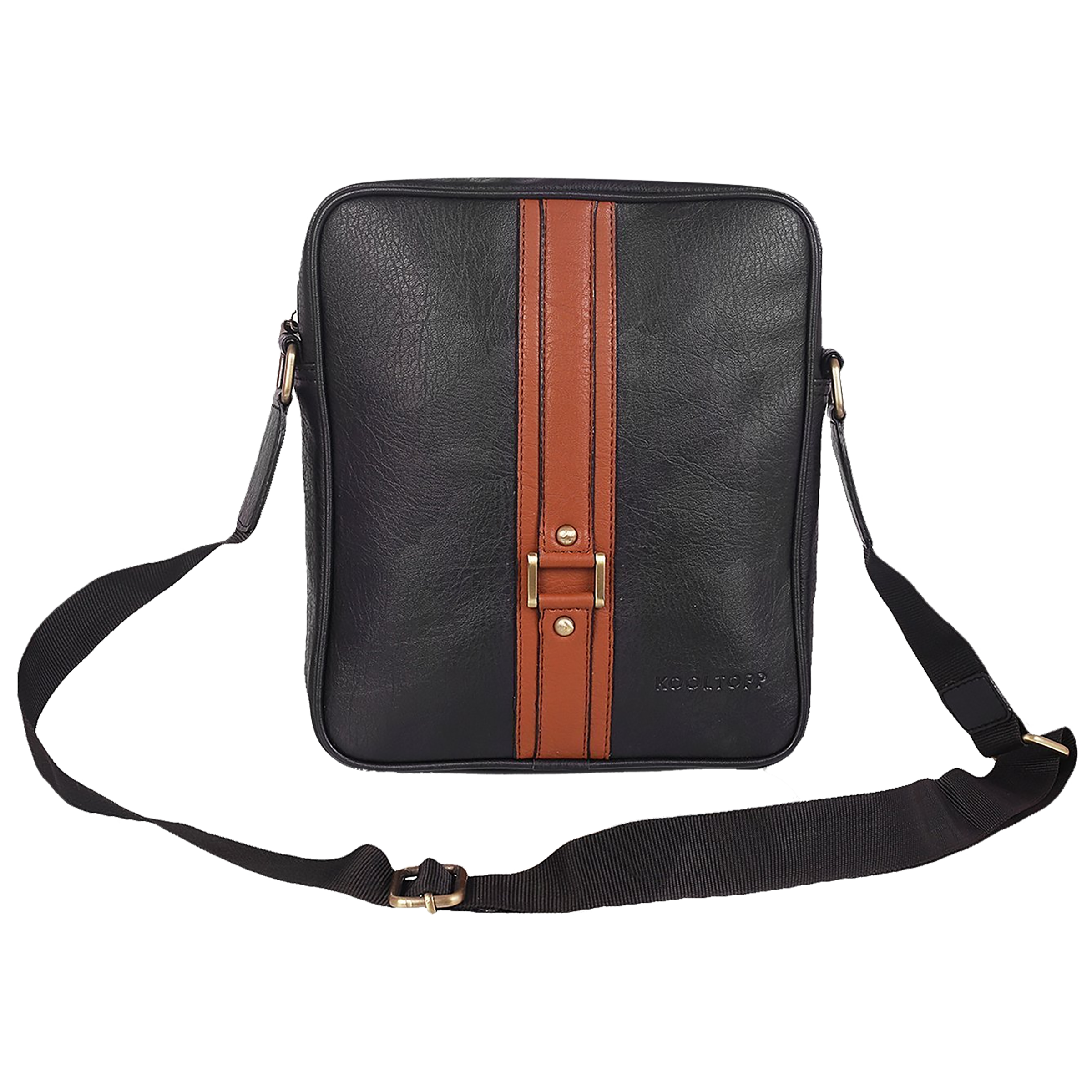 

Kooltopp Cole 4 Litres Polyester Sling Bag (Water Resistant, KT515-01, Black), No color