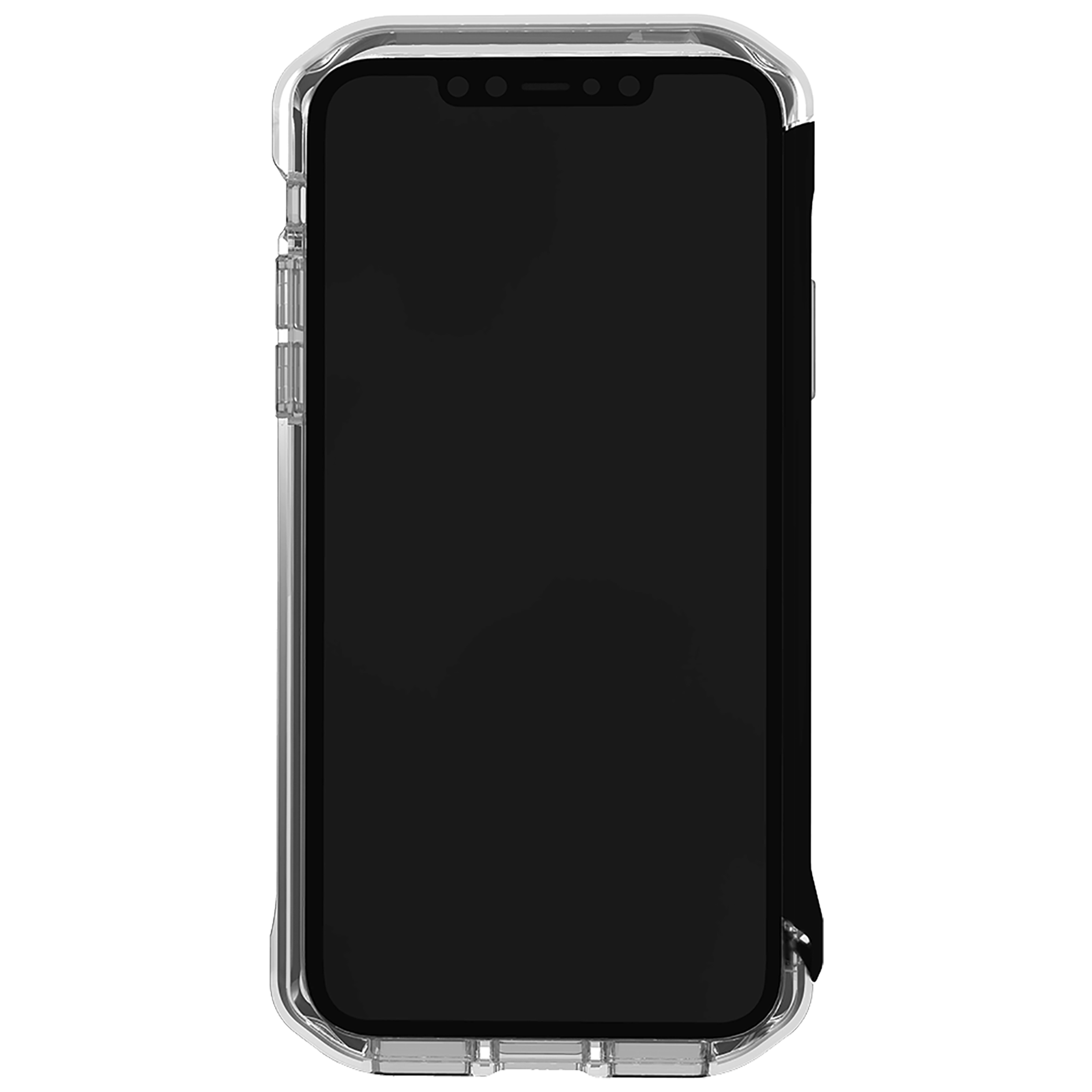 Element Case Rail Polycarbonate Bumper Case For iPhone 11 / XR (Drop Protection, EMT-322-222D-04, Clear/Solid Black)_1
