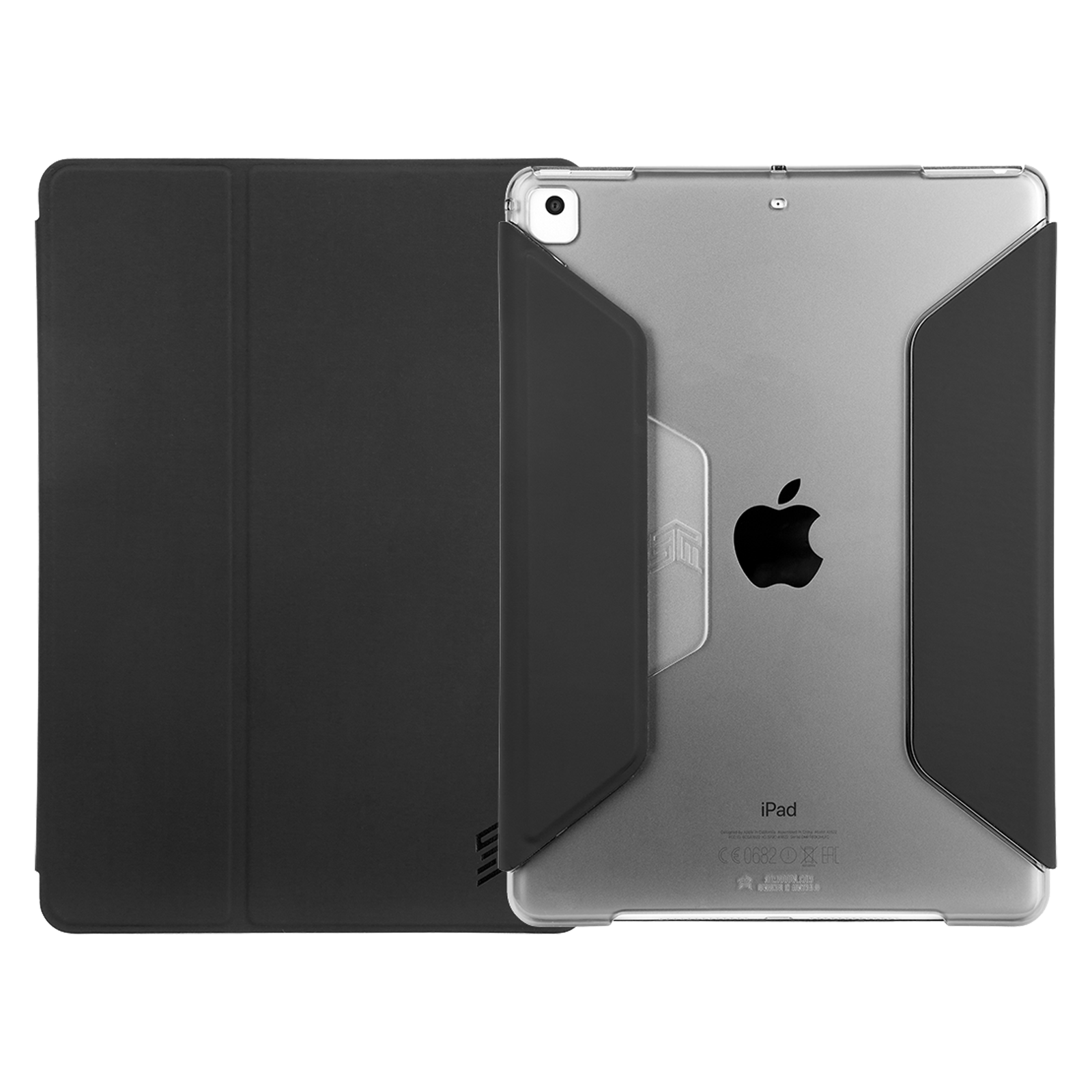 

STM Studio Polycarbonate, Polyurethane Flip Case For iPad Mini 4th/5th Gen (Multiple Viewing Modes, STM-222-161GY-01, Black), No color