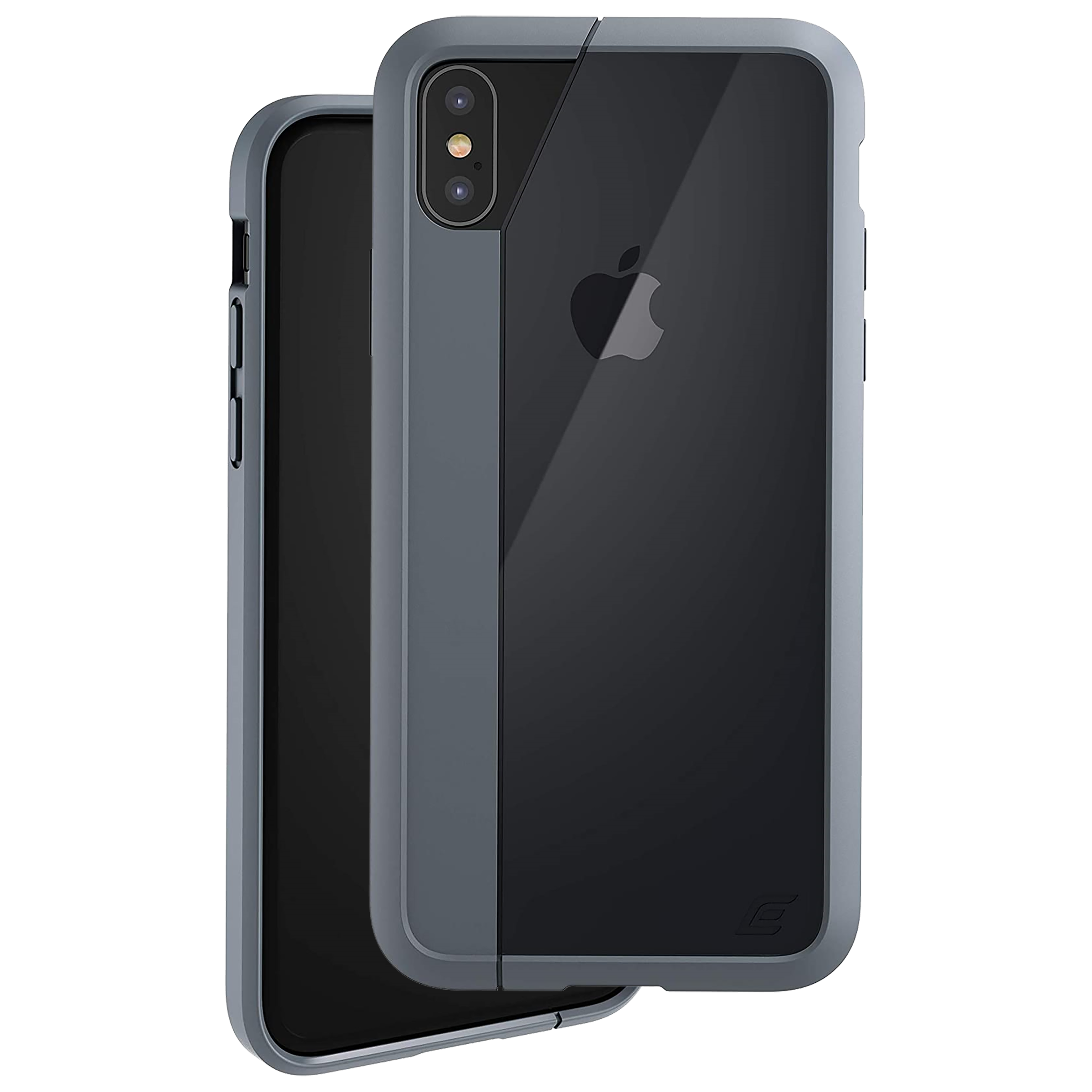Element Case Illusion Polycarbonate Back Case For iPhone XR (Mil-Spec Drop Protection, EMT-322-191D-03, Grey)_1