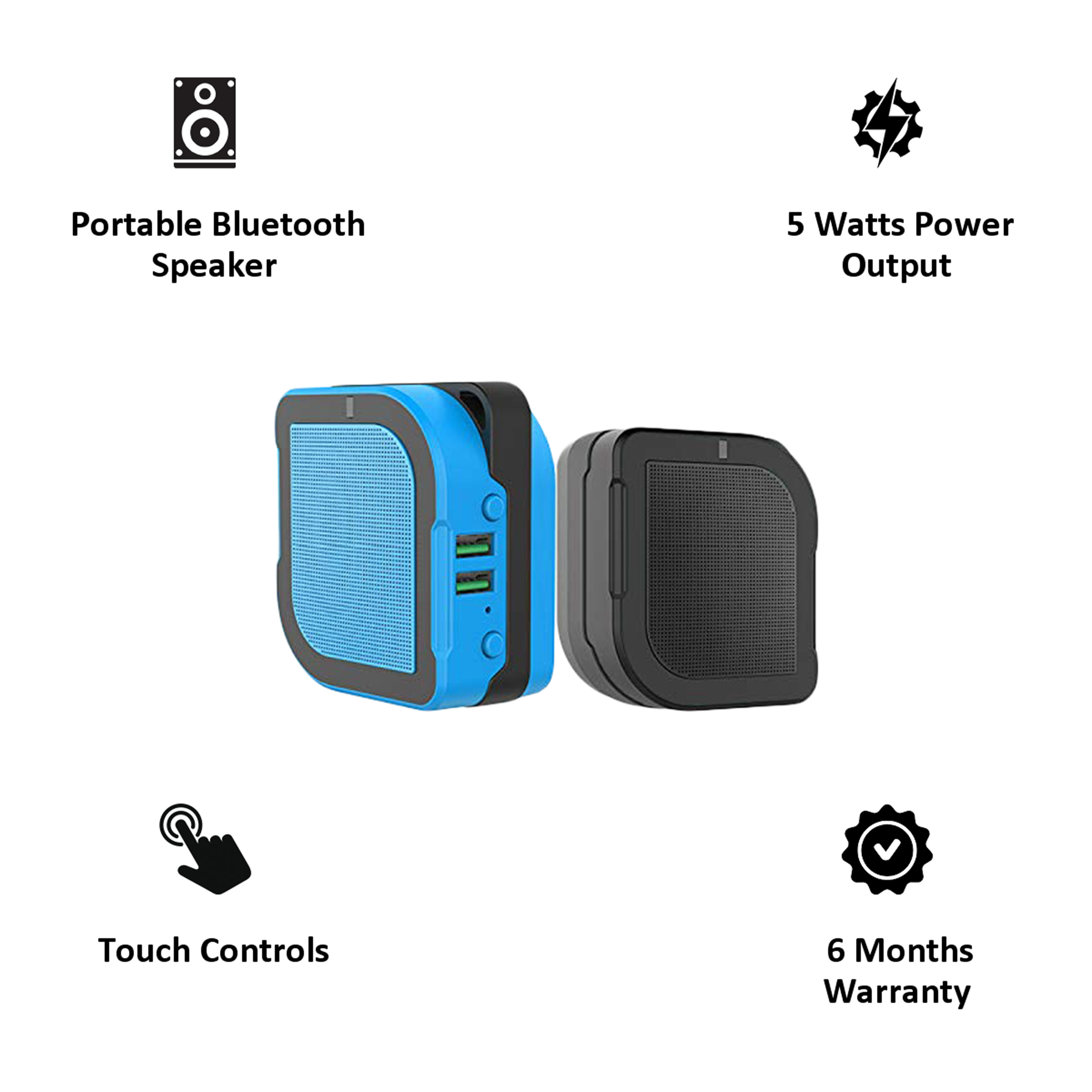 IGear Smarttech 3 in 1 Portable Speaker (iG-K003, Blue)_3