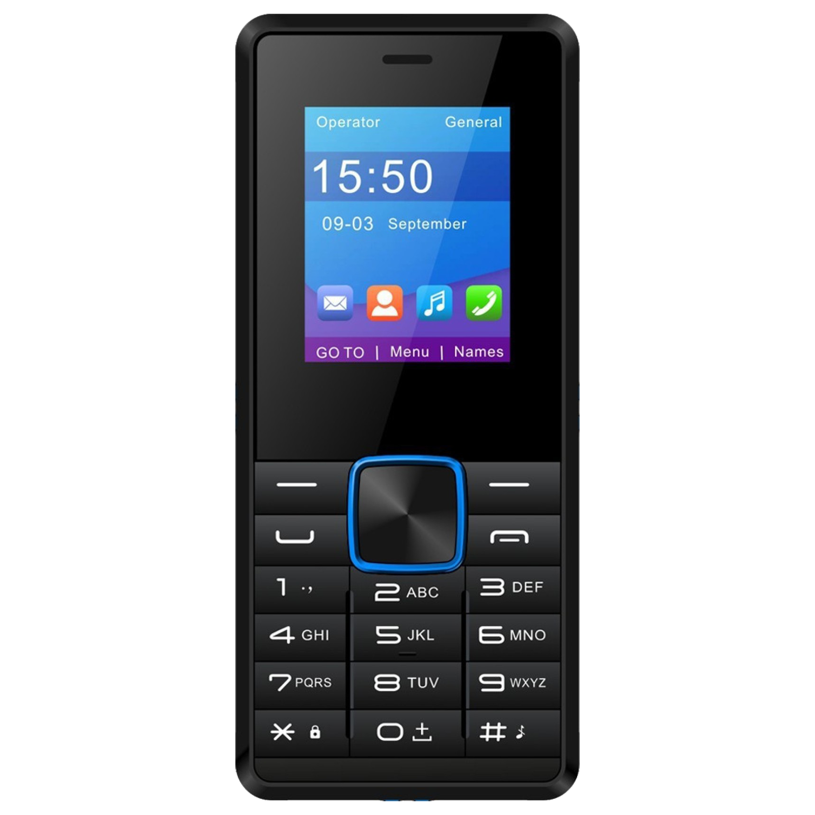 

Ikall K44 DS Black Blue, No color