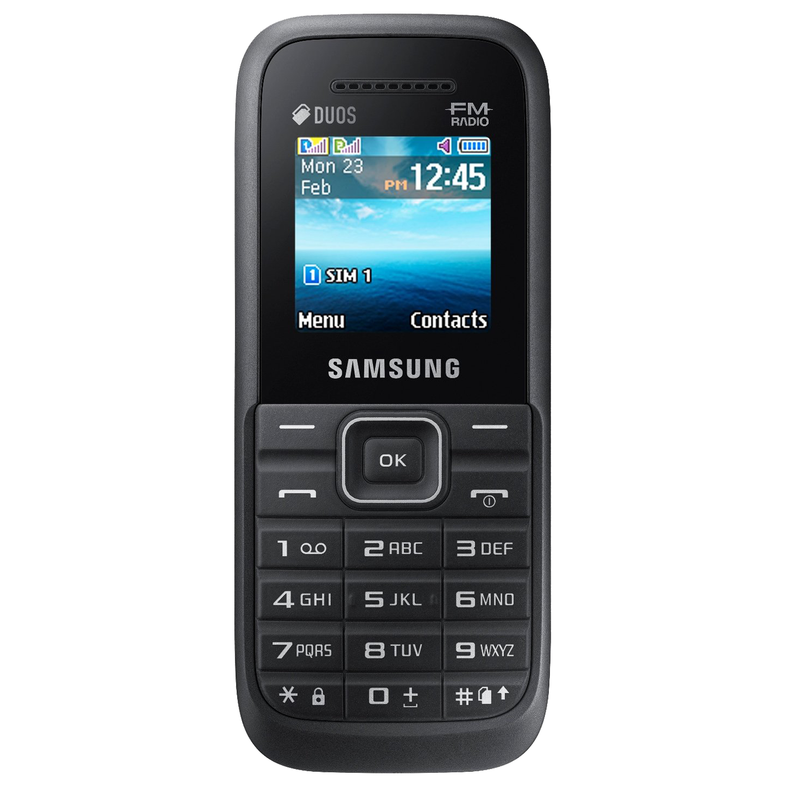 

Samsung Guru FM Plus (256MB ROM, 0.004GB RAM, Black), No color