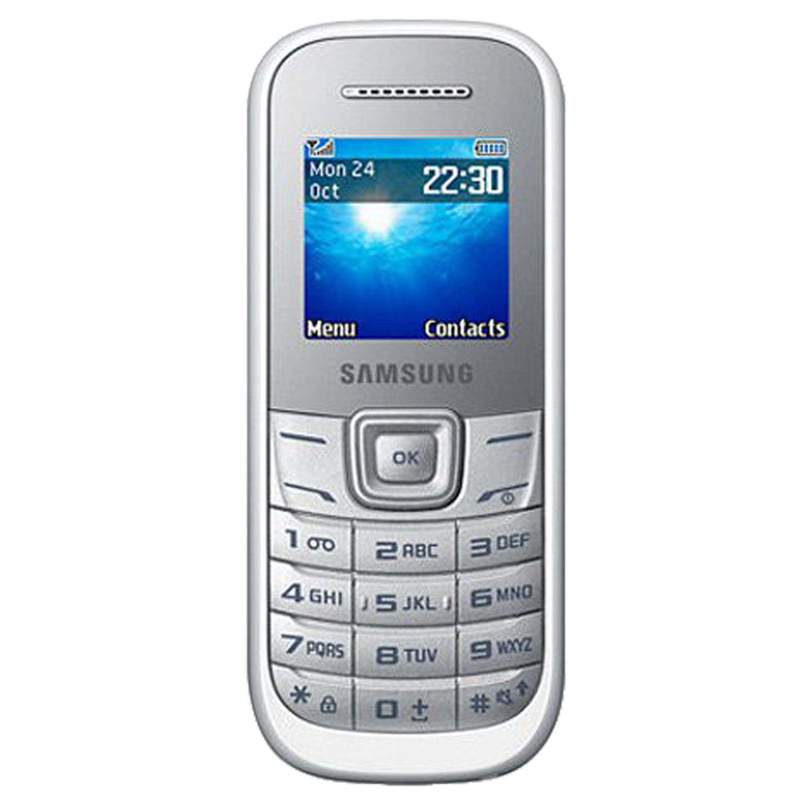 

Samsung Guru 1200 (8MB ROM, 0.004GB RAM, GT-E1200ZWYINS, White), No color