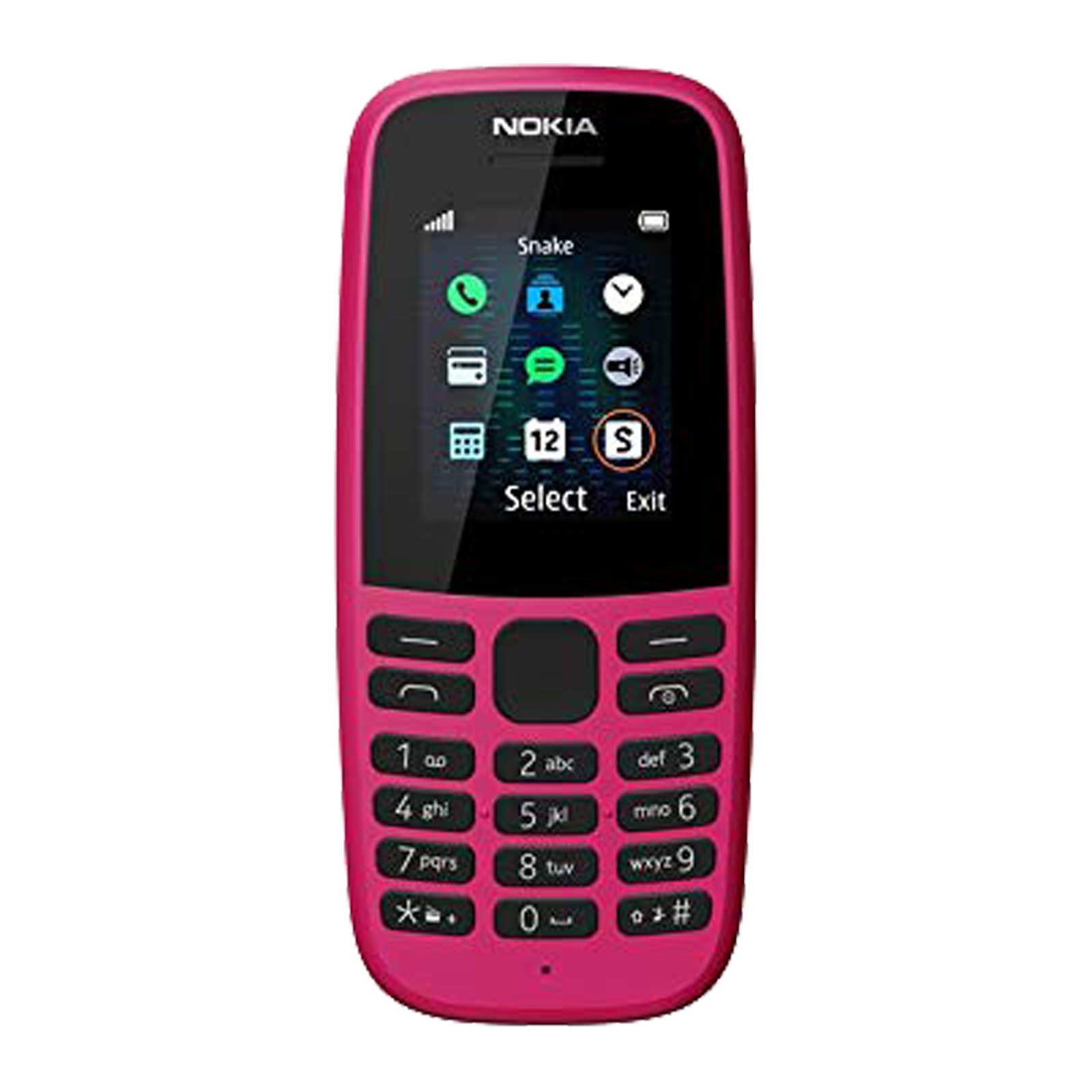 

Nokia 105 (4MB ROM, 0.004GB RAM, TA-1203, Pink), No color