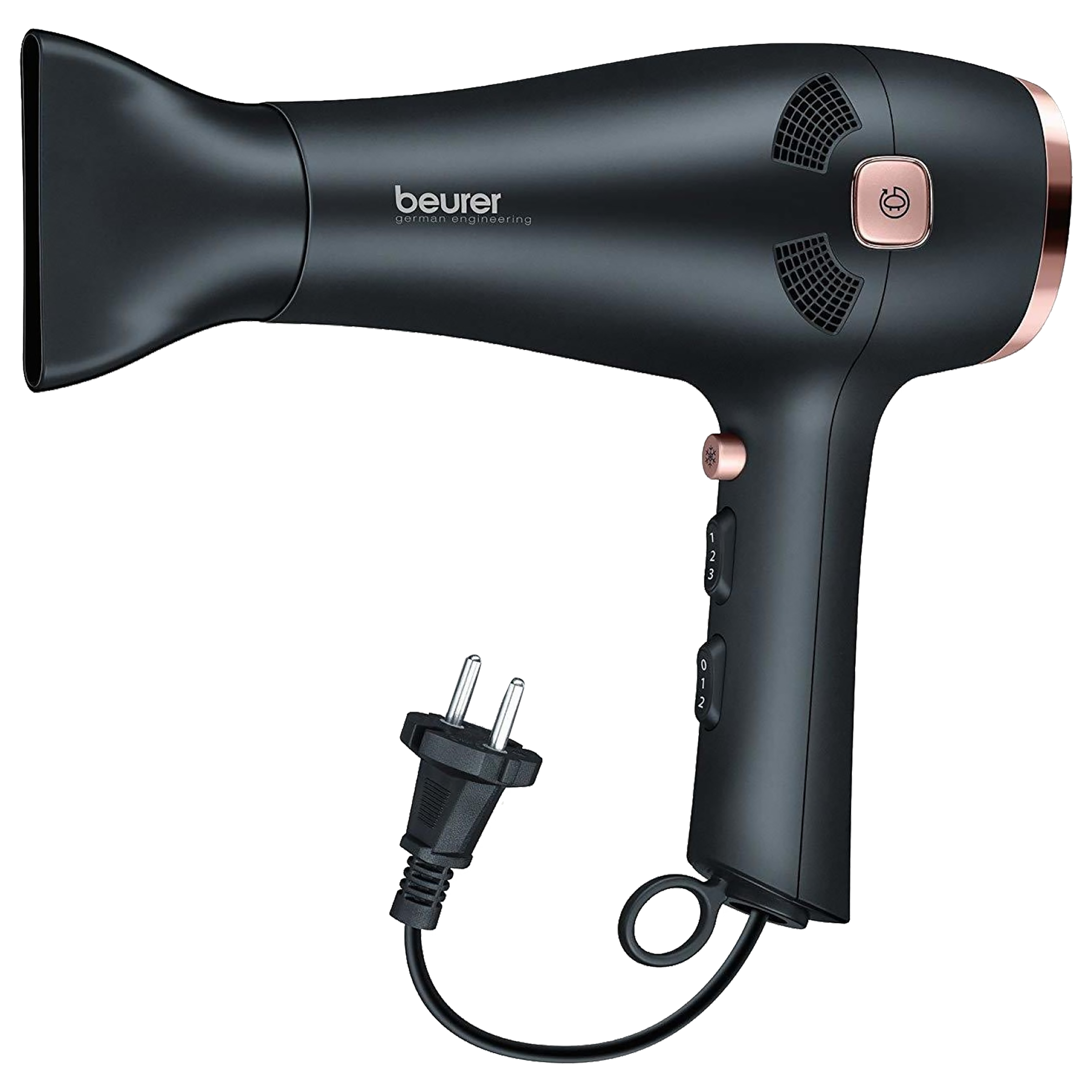 

Beurer HC 55 3 Setting Hair Dry (Cord Winder, Black), No color