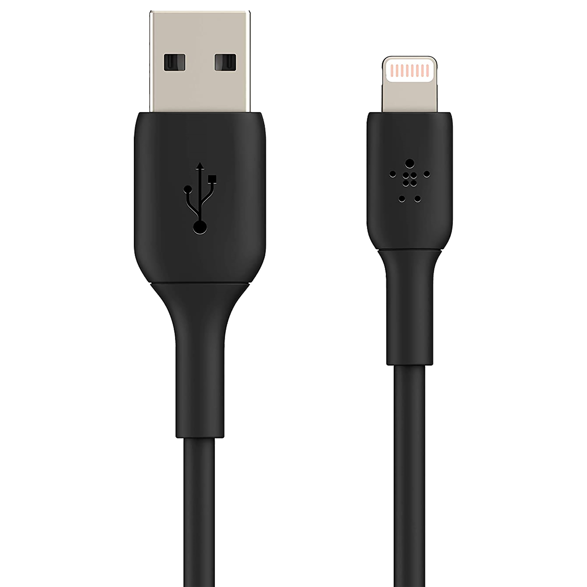 Belkin - Belkin Boost Charge PVC 1 Meter Lightning to USB 2.0 (Type-A) Power/Charging USB Cable (MFi Certified, CAA001bt1MBK, Black)
