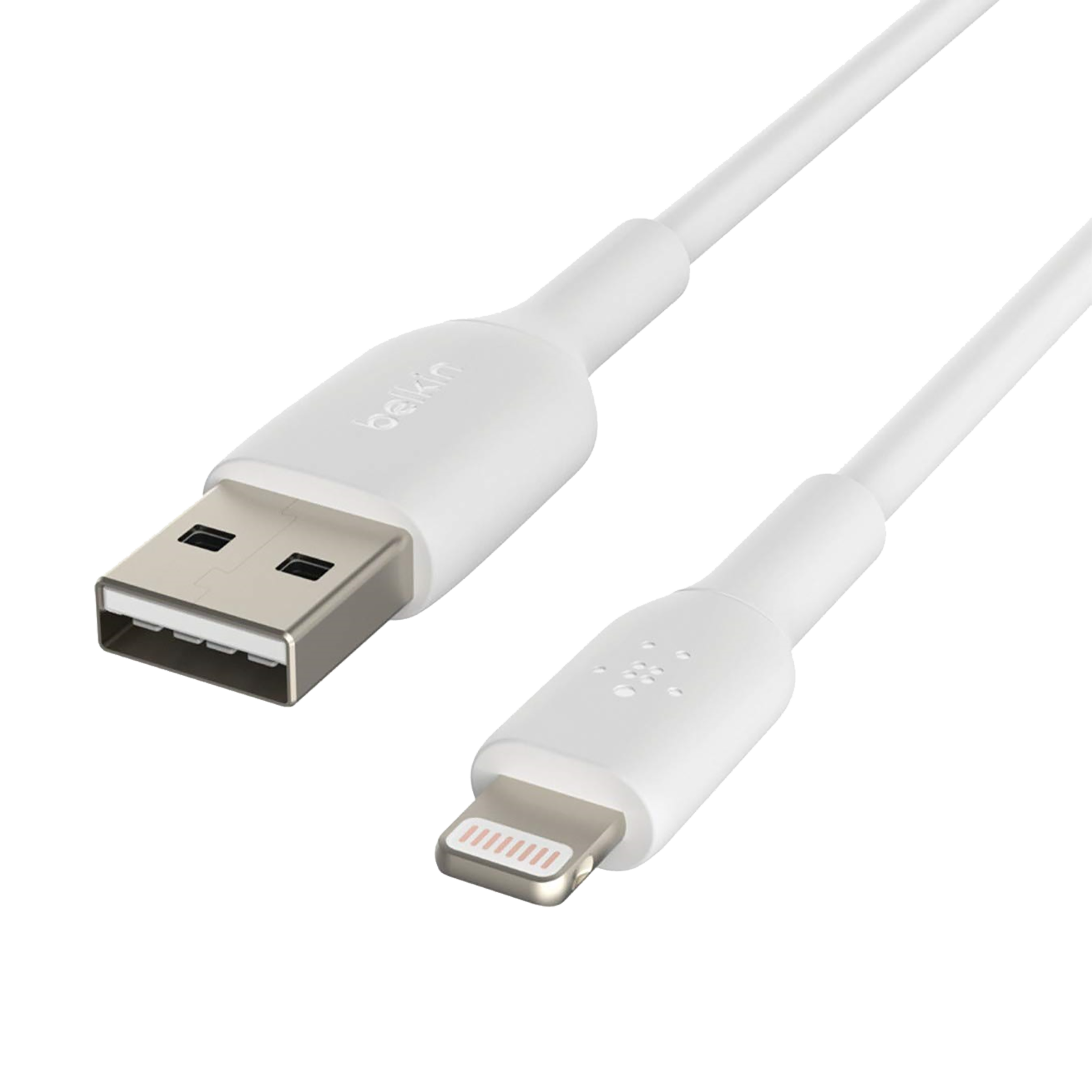 Belkin Boost Charge PVC 1 Meter Lightning to USB 2.0 (Type-A) Power/Charging USB Cable (MFi Certified, CAA001bt1MWH, White)_3