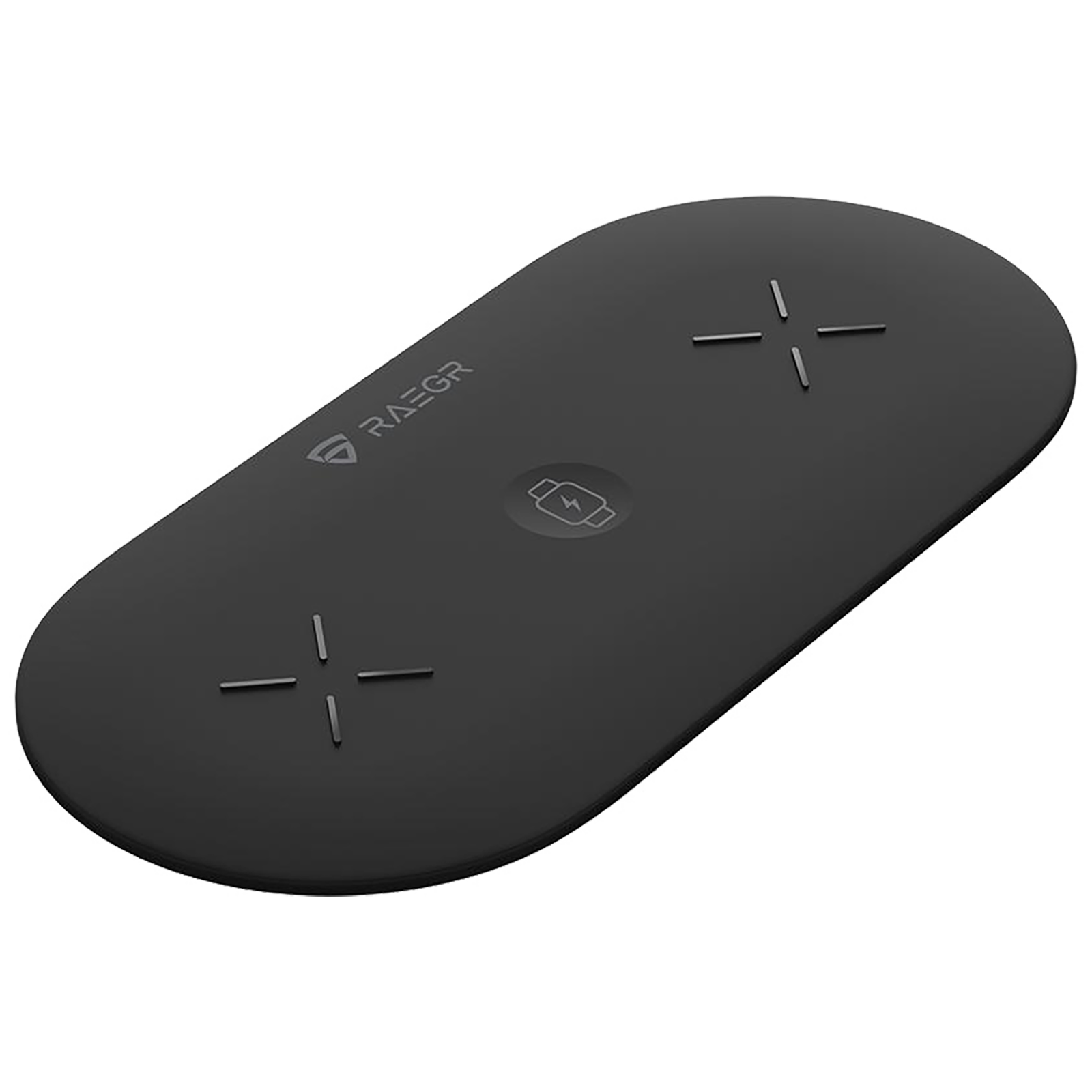 

Raegr Arc 1350 10 Watts Wireless Charging Pad (Qi-Certified, RG10131, Black), No color