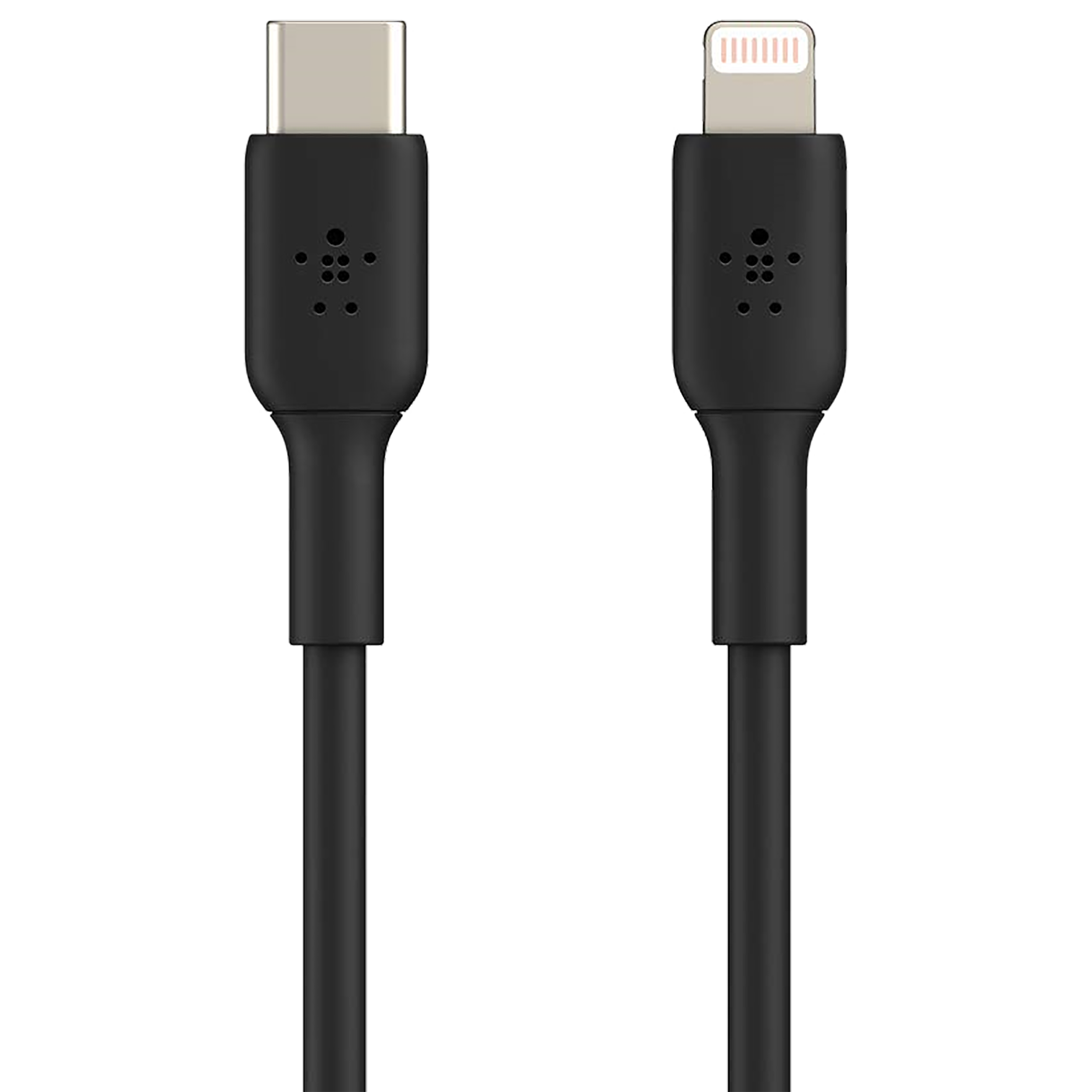 Belkin Boost Charge PVC 1 Meter USB 2.0 (Type-C) to Lightning Power/Charging USB Cable (MFi Certified, CAA003bt1MBK, Black)_3