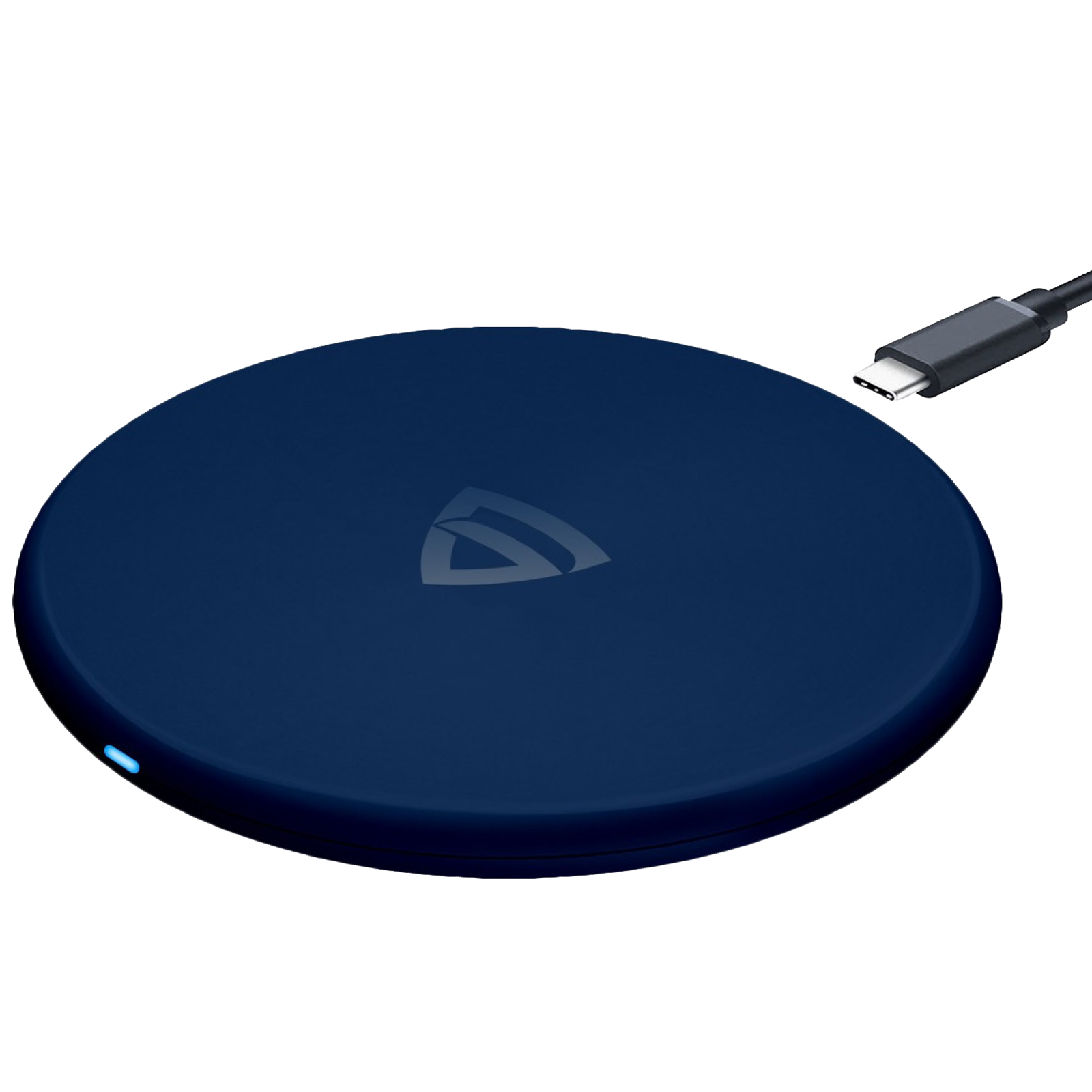 

Raegr Arc 400 10 Watts Wireless Charging Pad (Qi Certified, RG10141, Midnight Blue), No color