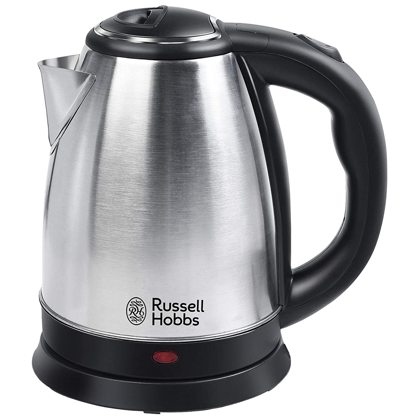 

Russell Hobbs 1.8 Litres 1500 Watts Electric Kettle (Detachable Base, 360 Degree Swivel Base, DOME1818, Silver), No color