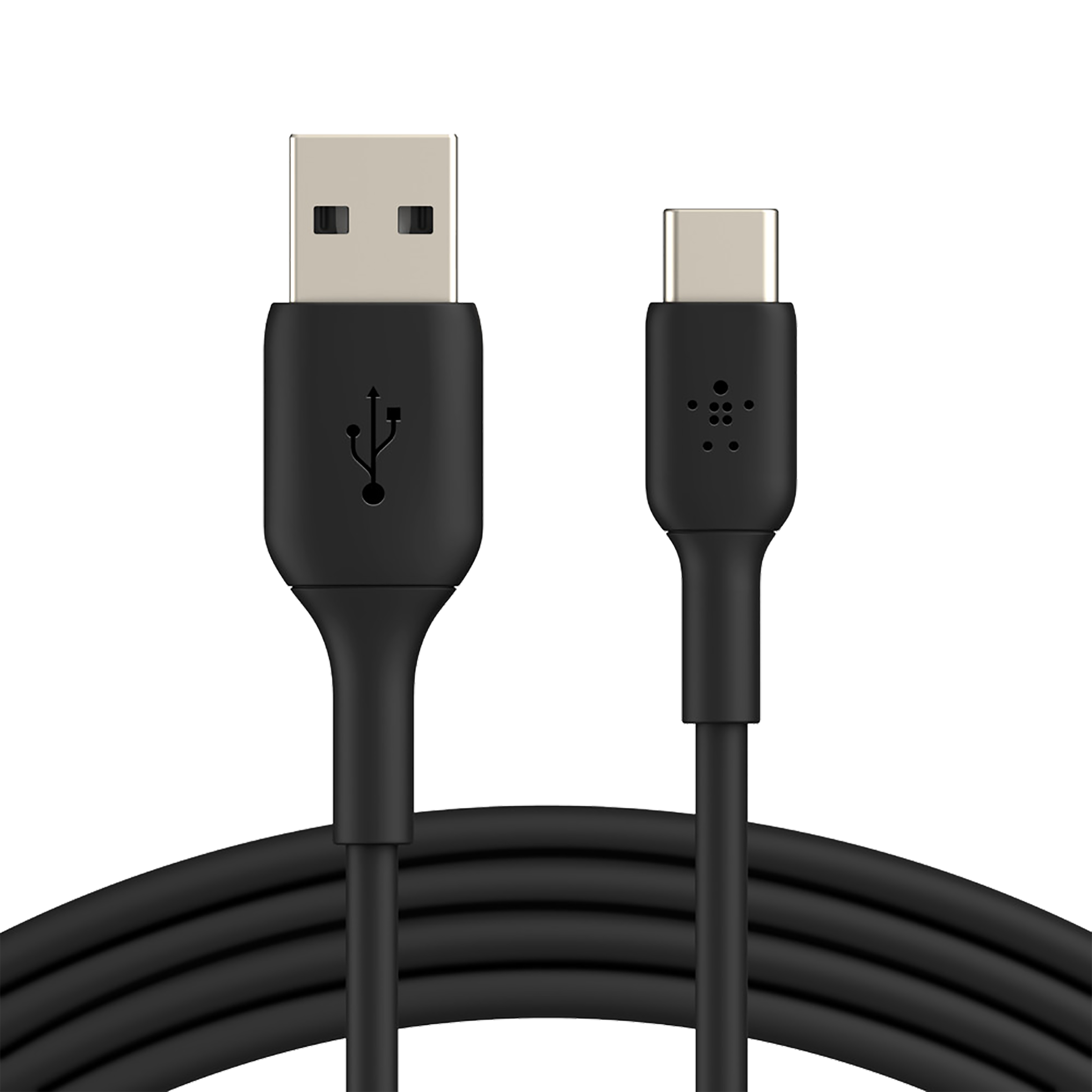 Belkin Boost Charge PVC 1 Meter USB 2.0 (Type-C) to USB 2.0 (Type-A) Power/Charging USB Cable (USB-IF Certified, CAB001bt1MBK, Black)