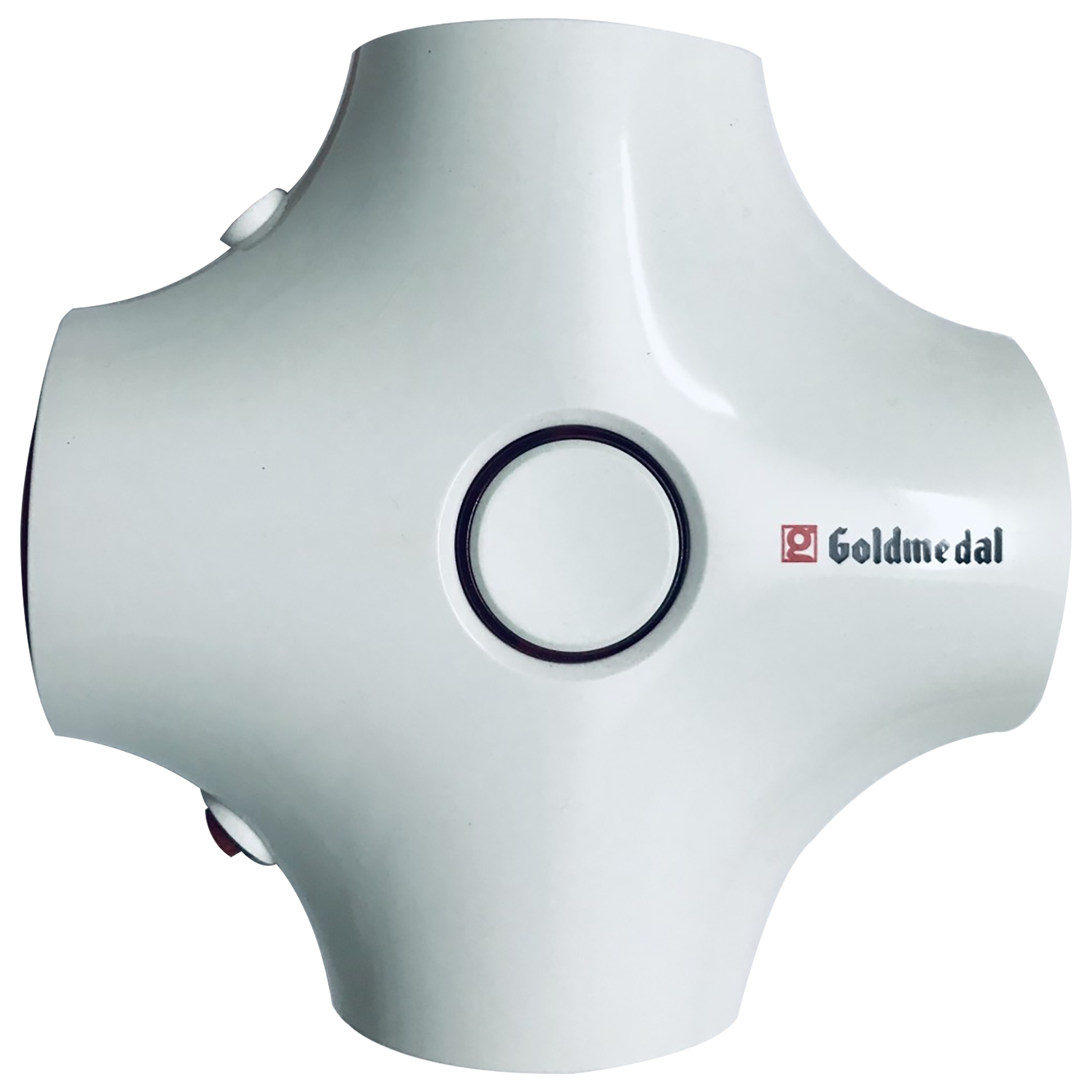 Goldmedal Curve Plus 10 Amp 4 Sockets Spike Guard With Individual Switch 2 Meters (LED Indicator, 205108, White/Red)