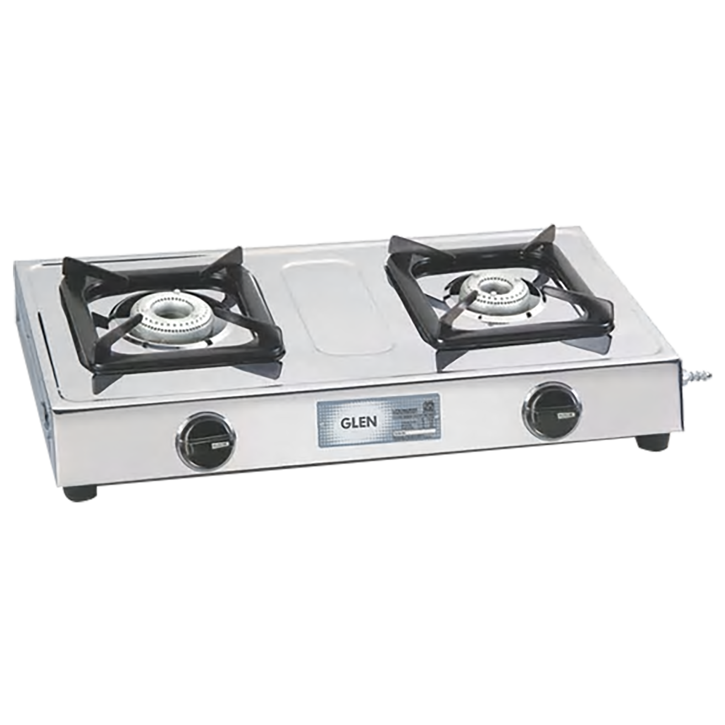 Glen CT1020SSAL 2 Burner Stainless Steel Gas Stove (MS Pan Supports, Silver)_1