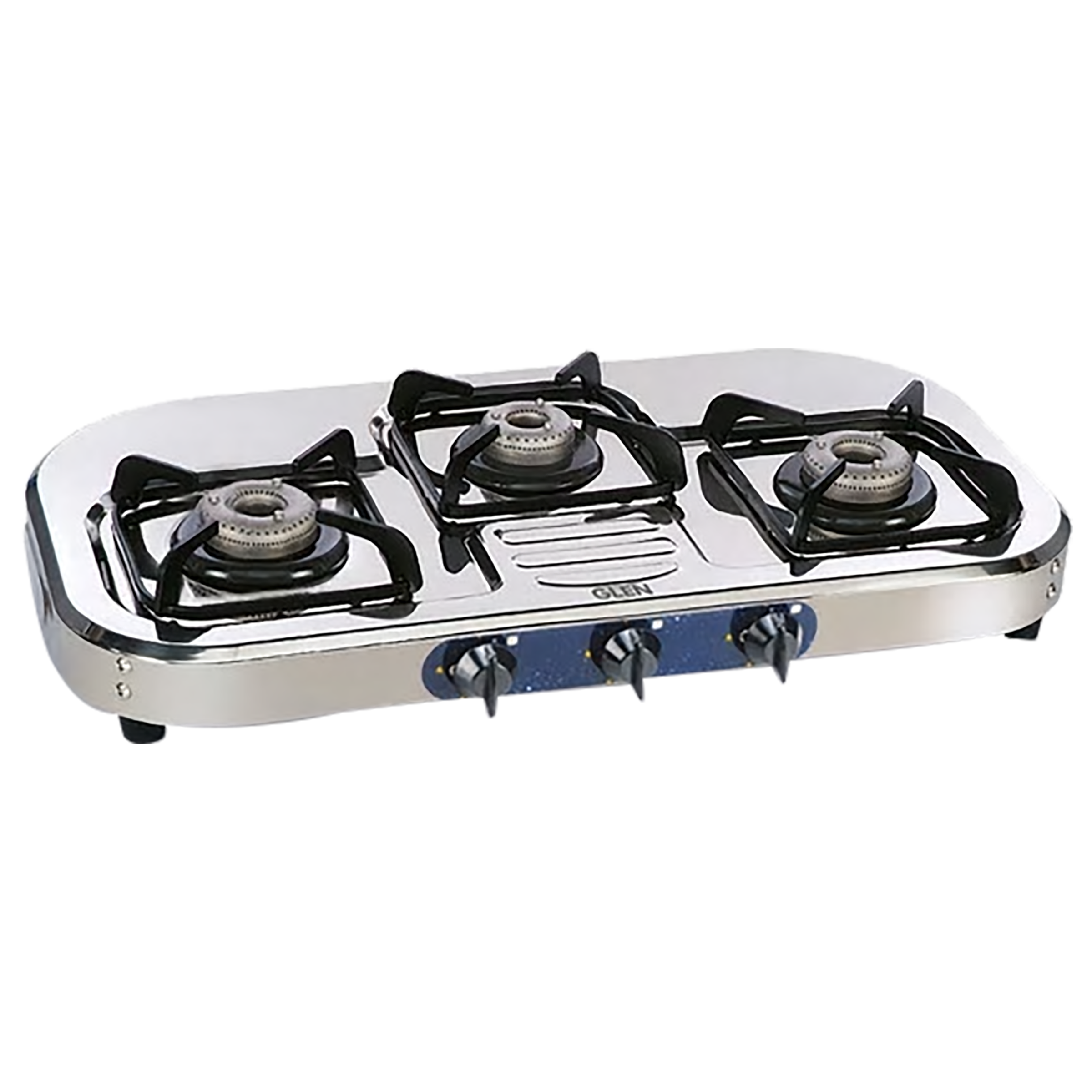 Glen CT1037SSAL 3 Burner Stainless Steel Gas Stove (Maximum Cooking Space, Silver)_1