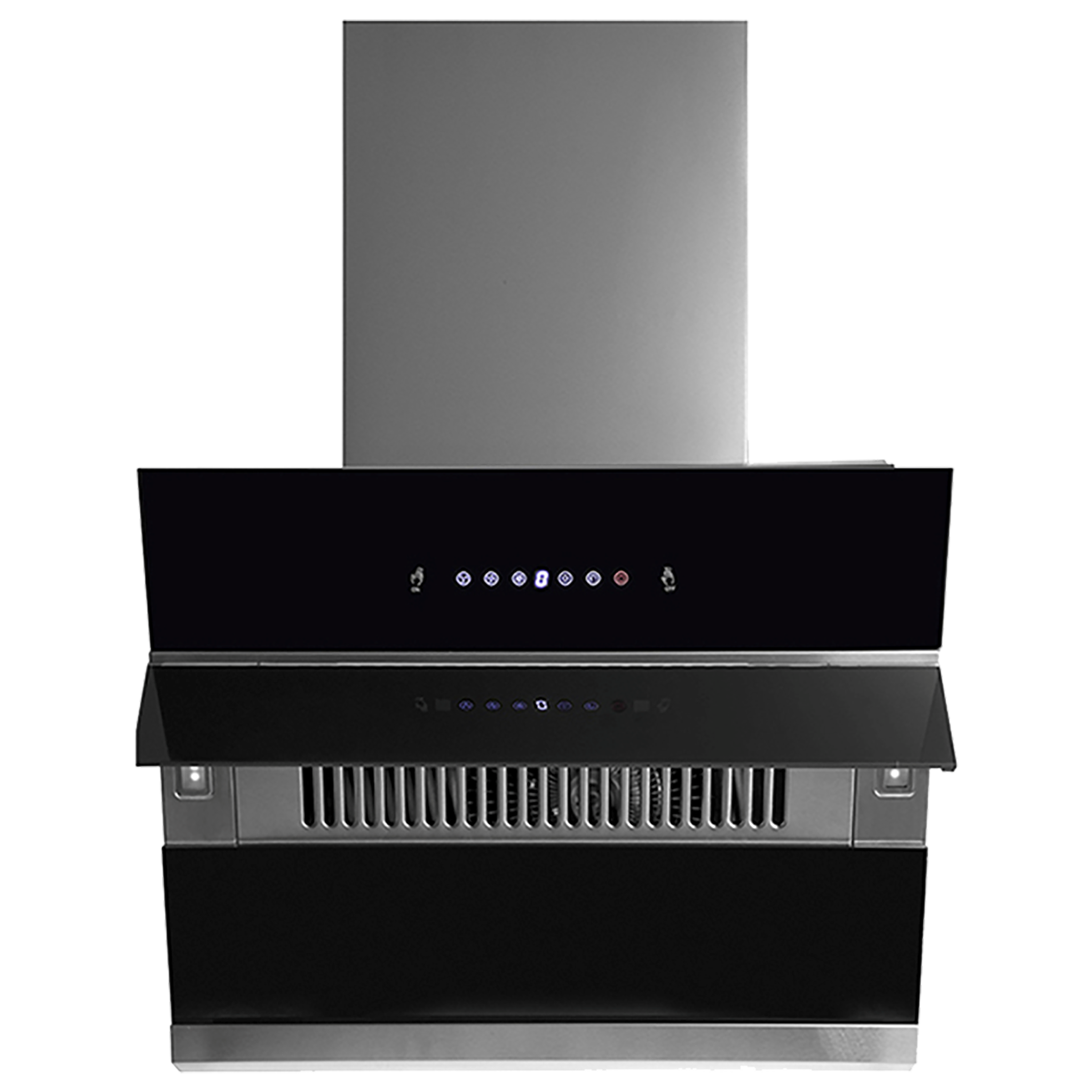 KAFF 1250 m³/hr 60 cm Wall Mount Chimney (Auto Clean, NOBELO TX DHC 60, Black)