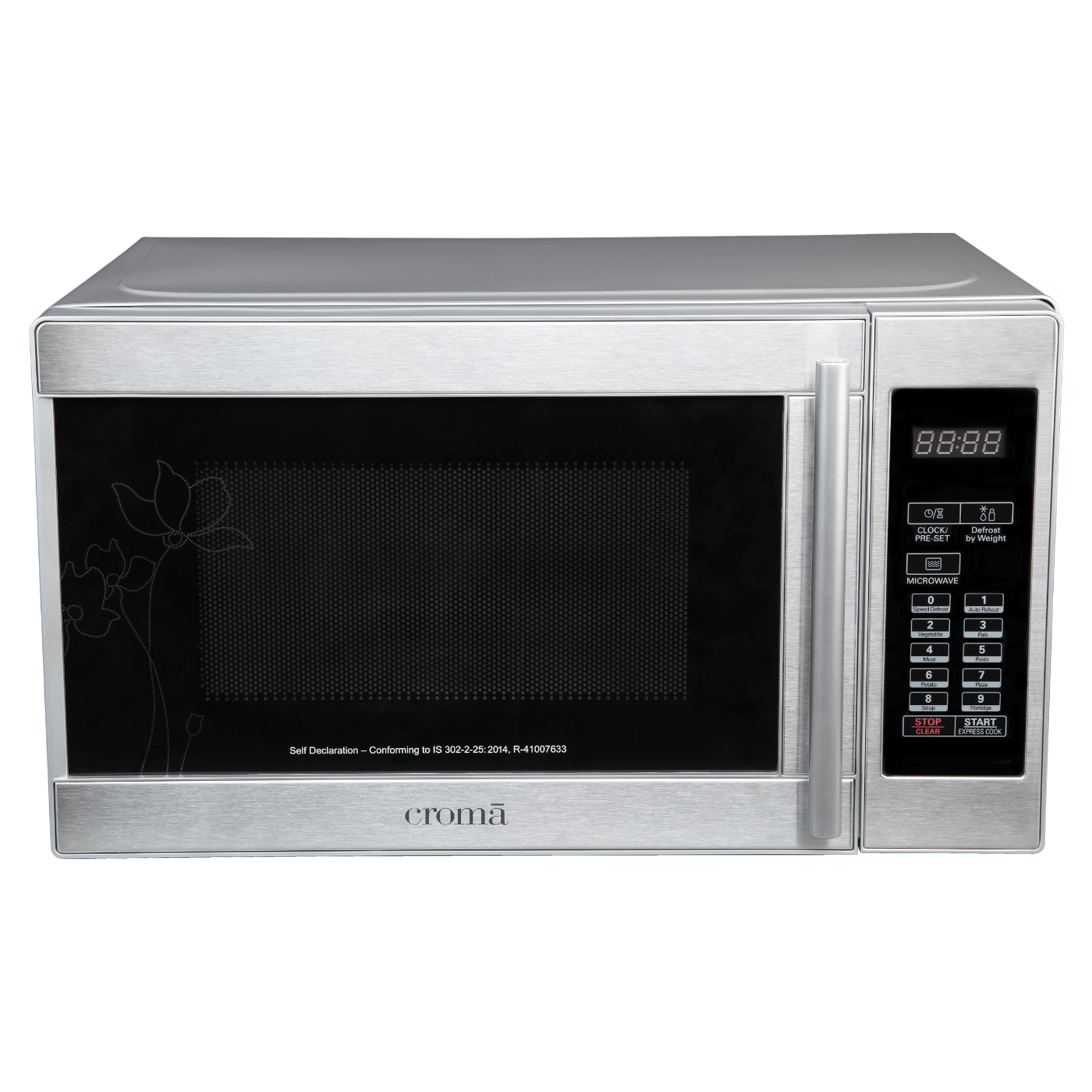 Croma 20 Litres Solo Microwave Oven (Temperature Sensor, CRM2025, Silver)_1