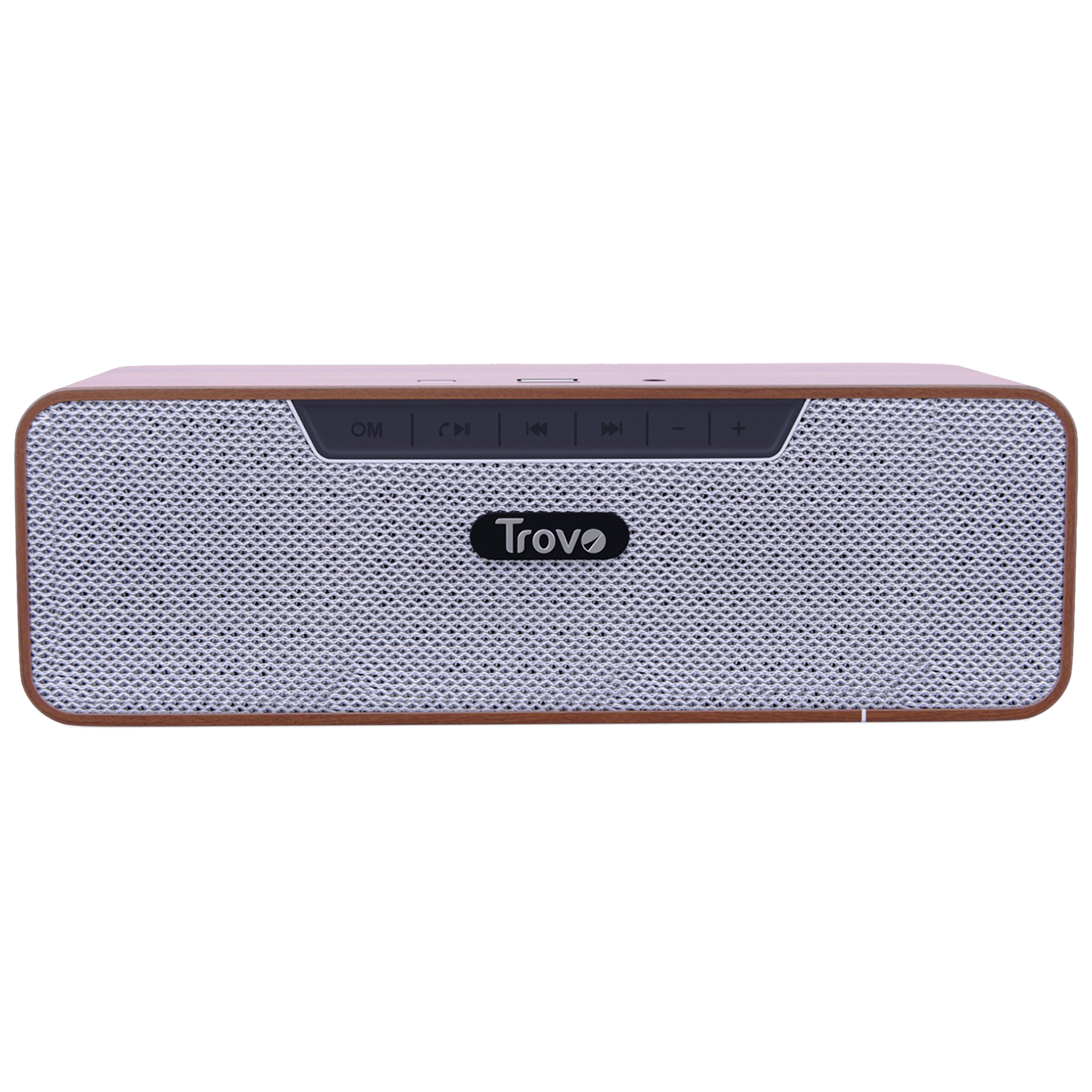 Trovo Wooden 8 Watts Portable Bluetooth Speaker (Wireless Music Streaming, TBS-51, Brown)_1