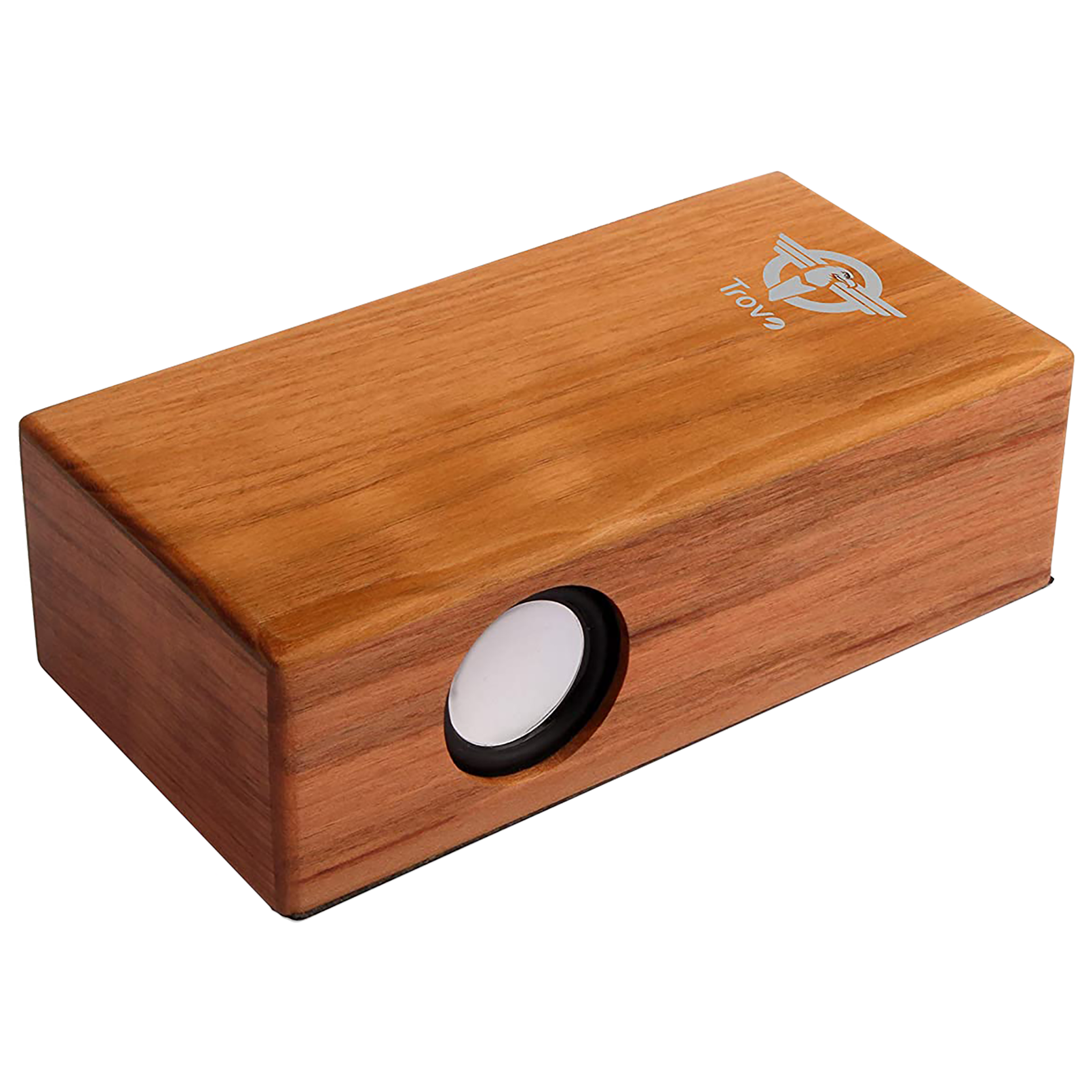 Trovo Wooden Induction 3 Watts Portable Bluetooth Speaker (Wireless Music Streaming, TIS-53, Brown)_1