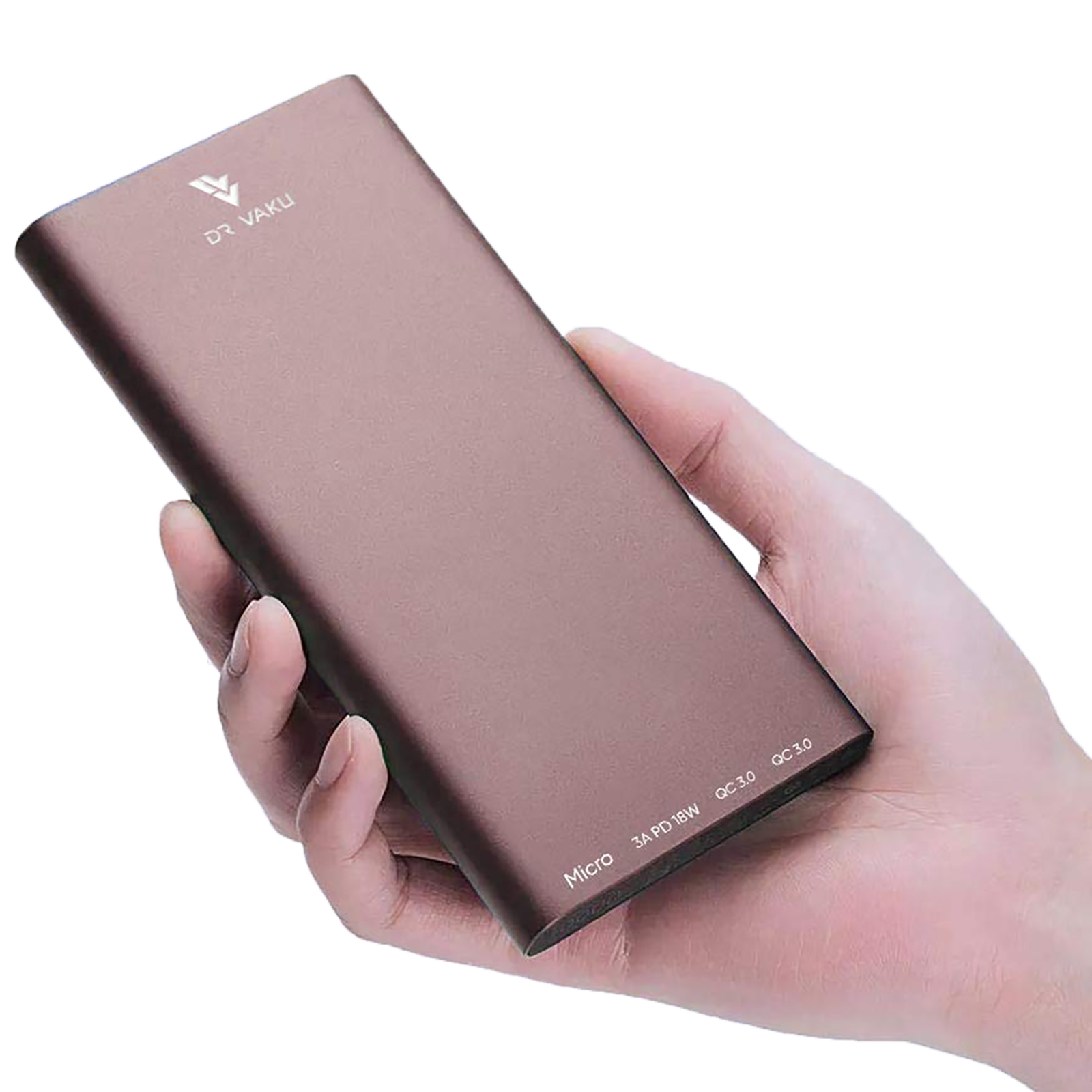 

VAKU Magnus 10000mAh 2-Port Power Bank (Premium ABS, VAKU-MAG10KPB-RGLD, Rose Gold), No color