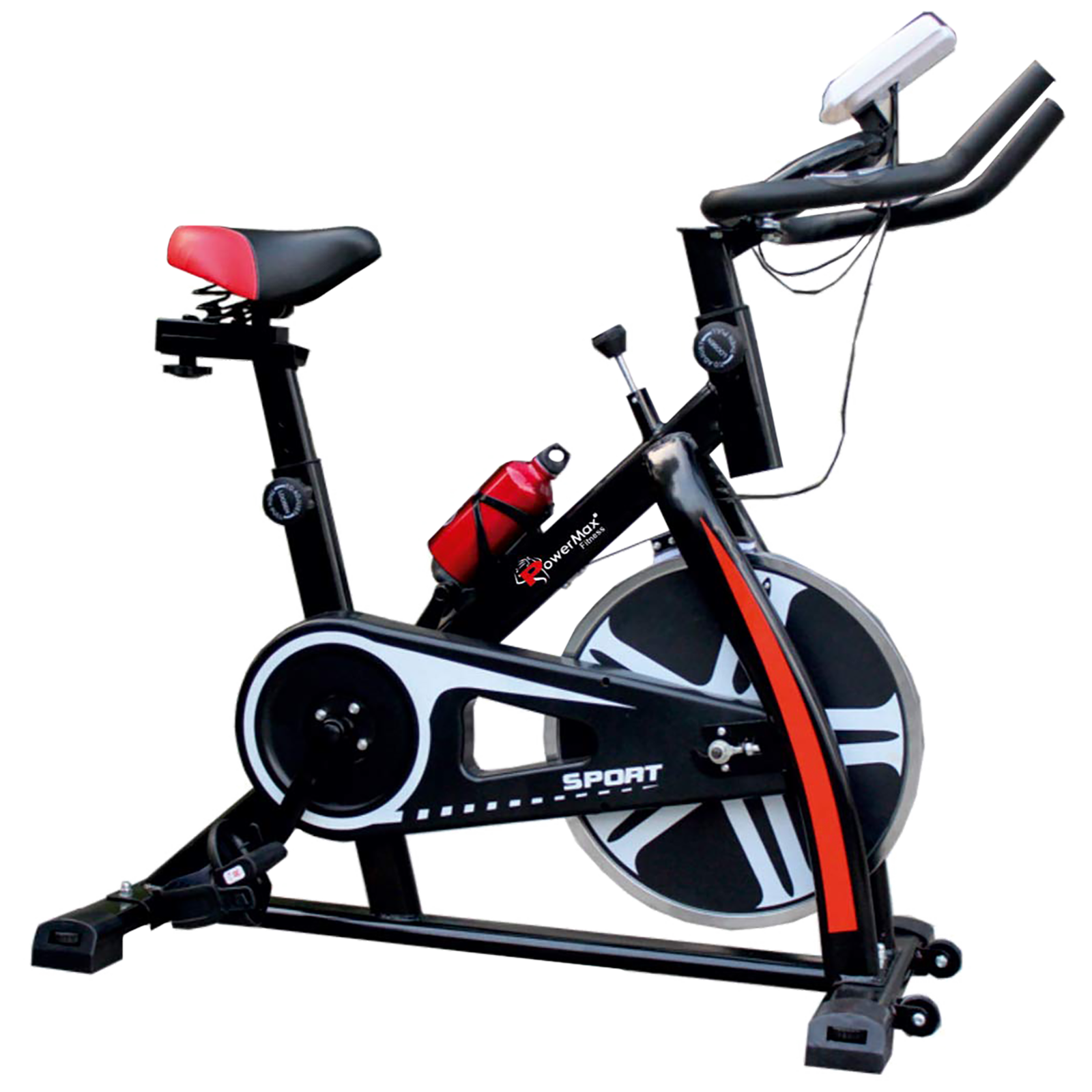 Powermax Fitness Cycle (LCD Display, BS-130, Black)_1